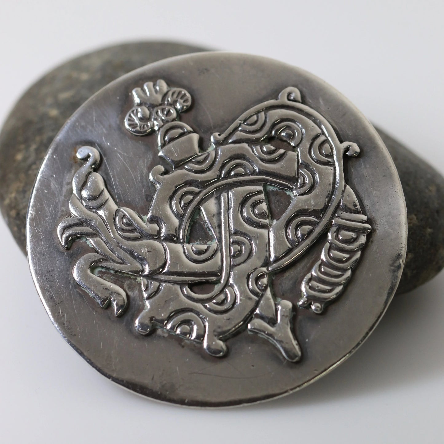SOLD OUT: Vintage Taxco William Spratling Jewelry | Quetzalcoatl Plumed Serpent Brooch Mexico - Carmel Fine Silver Jewelry