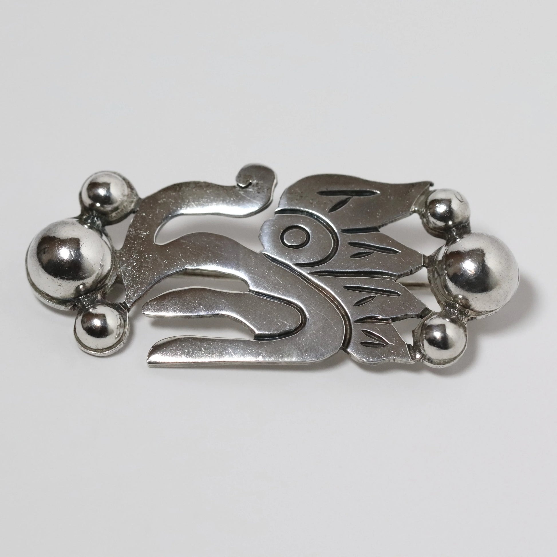 SOLD OUT: Vintage Taxco William Spratling | Early 980 Sterling Silver William Spratling Eagle Brooch - Carmel Fine Silver Jewelry
