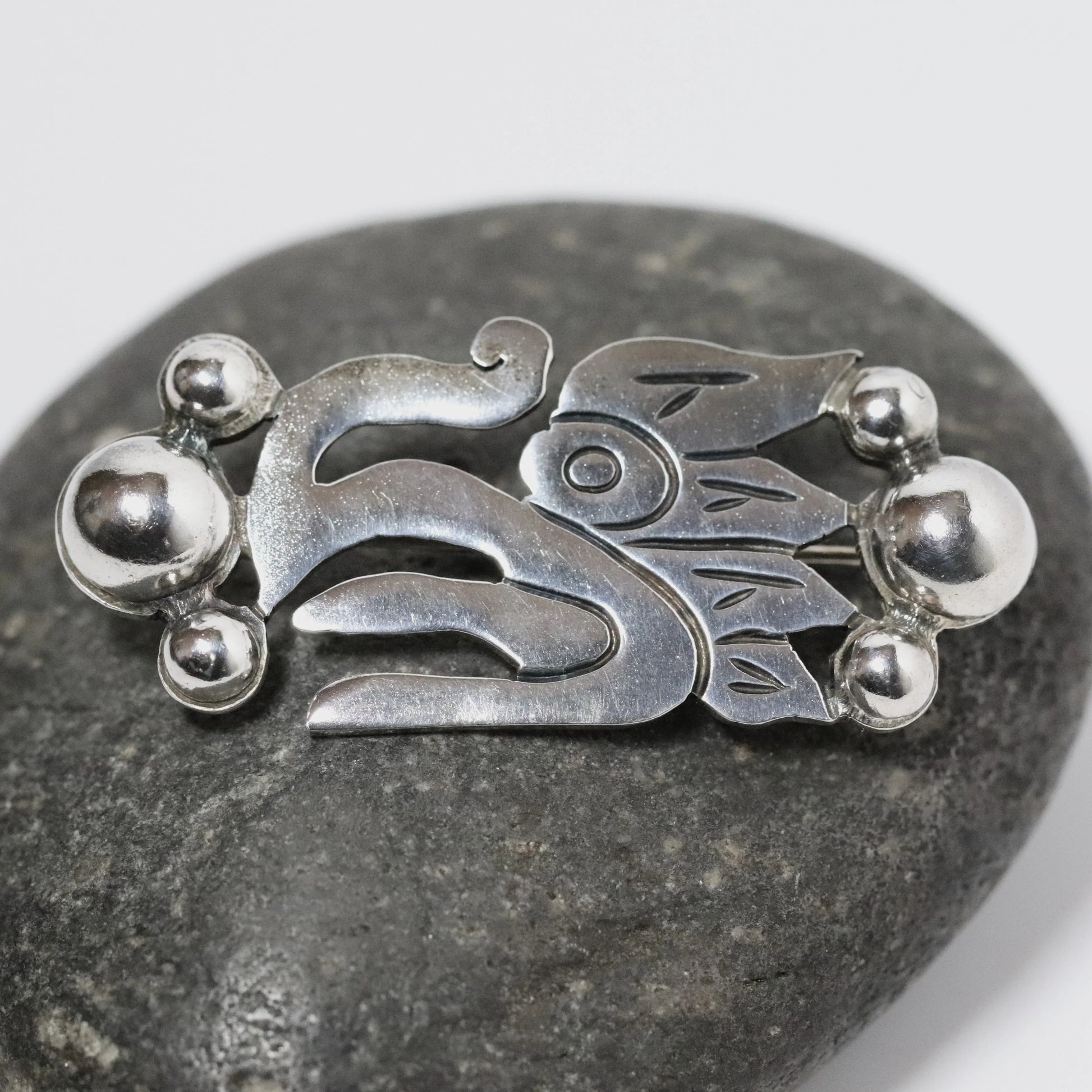 SOLD OUT: Vintage Taxco William Spratling | Early 980 Sterling Silver William Spratling Eagle Brooch - Carmel Fine Silver Jewelry