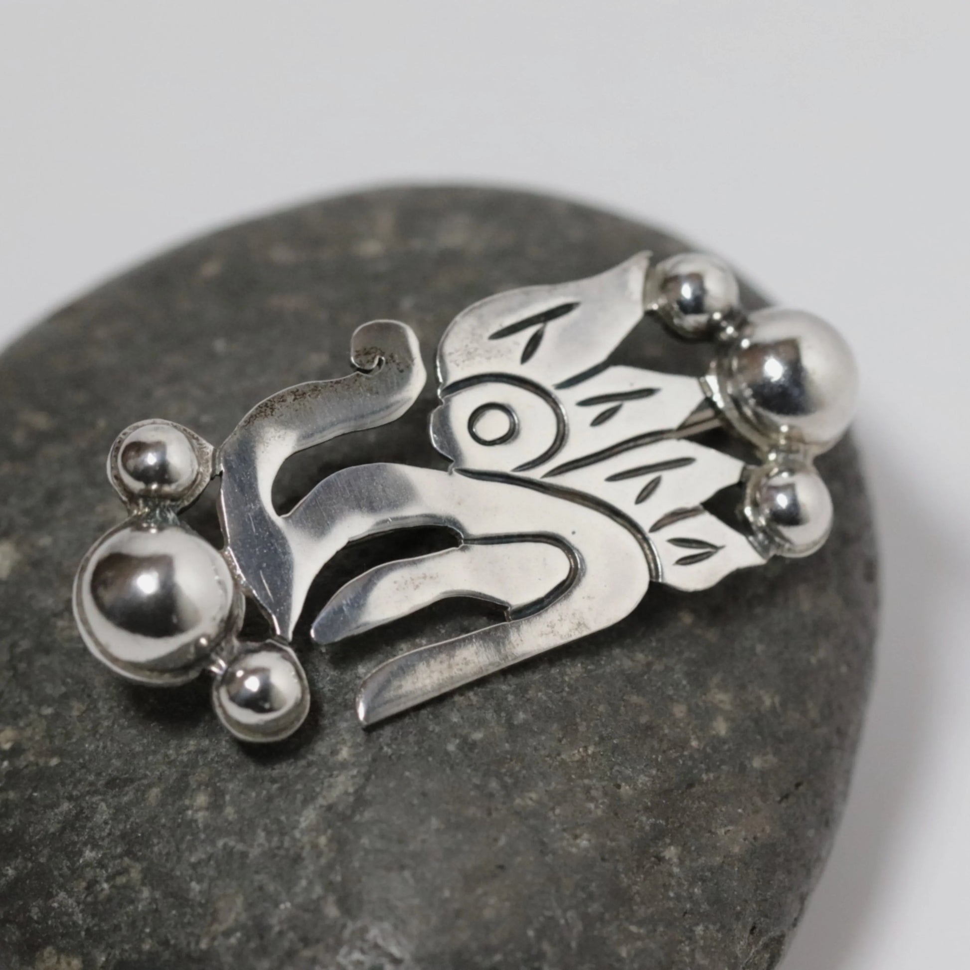 SOLD OUT: Vintage Taxco William Spratling | Early 980 Sterling Silver William Spratling Eagle Brooch - Carmel Fine Silver Jewelry