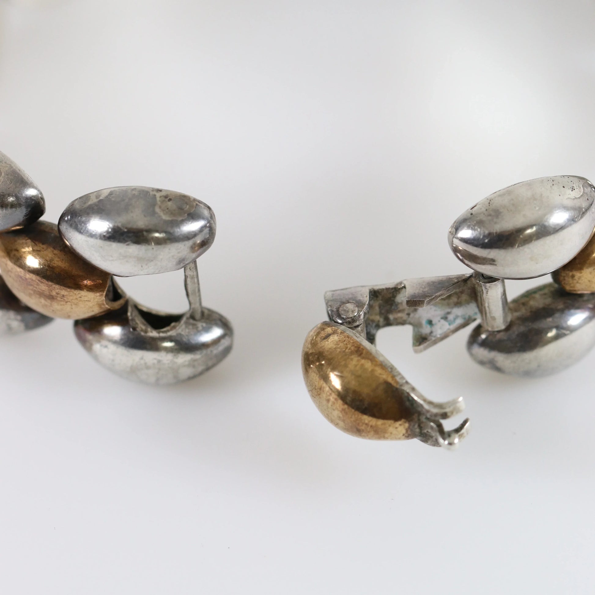 SOLD OUT: Vintage William Spratling Jewelry | Copper and Silver Panther Link Bracelet - Carmel Fine Silver Jewelry