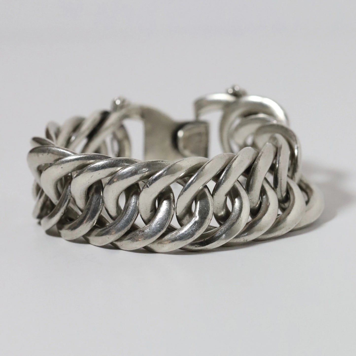 SOLD OUT: Vintage William Spratling Jewelry | Modernist Round Silver Bracelet Mexico - Carmel Fine Silver Jewelry
