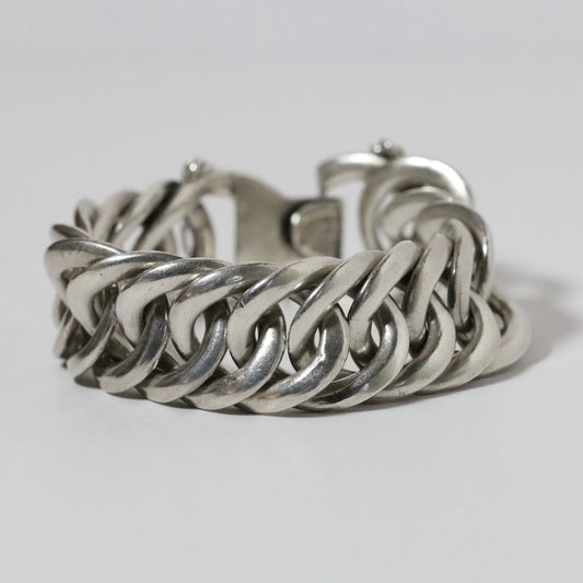 SOLD OUT: Vintage William Spratling Jewelry | Modernist Round Silver Bracelet Mexico - Carmel Fine Silver Jewelry