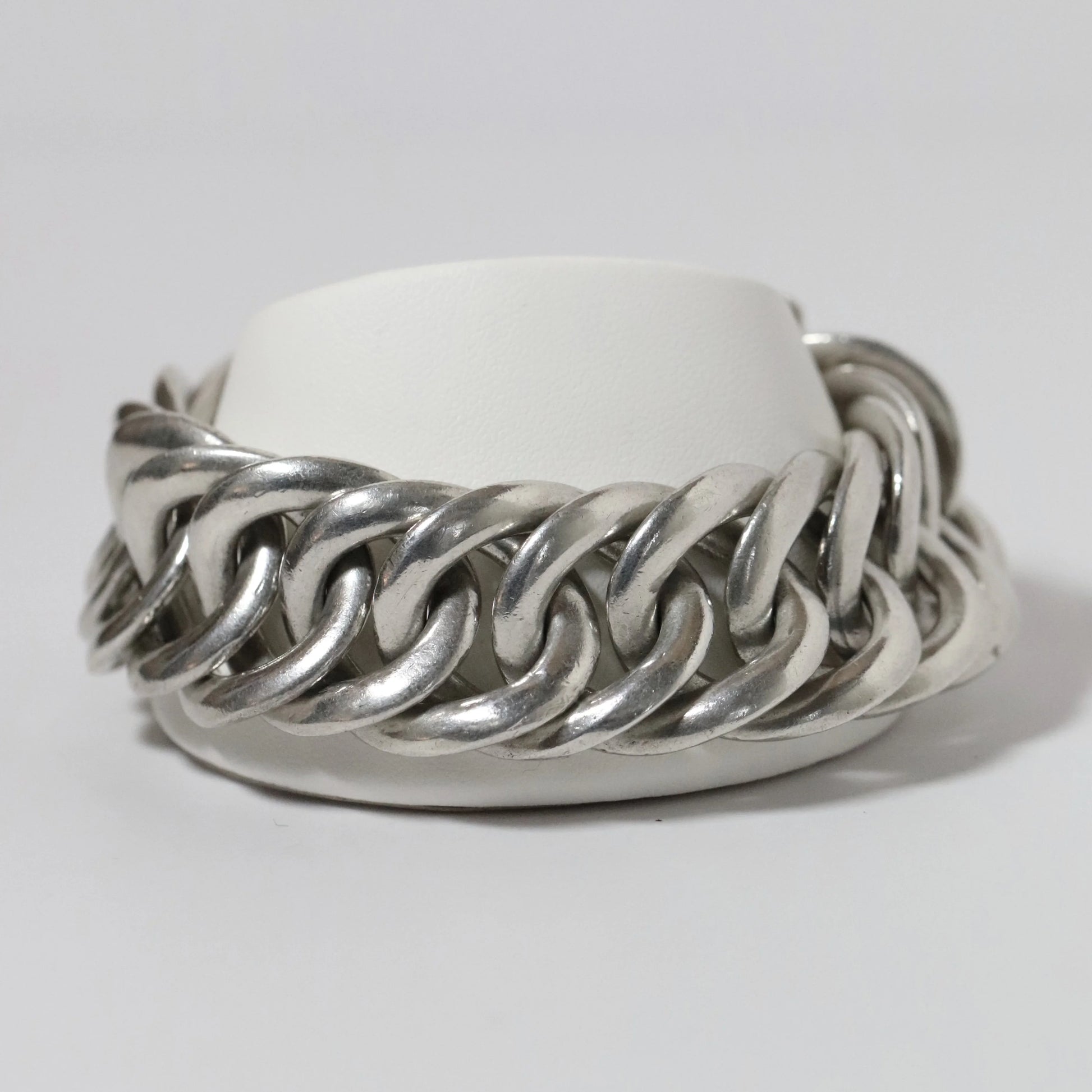 SOLD OUT: Vintage William Spratling Jewelry | Modernist Round Silver Bracelet Mexico - Carmel Fine Silver Jewelry