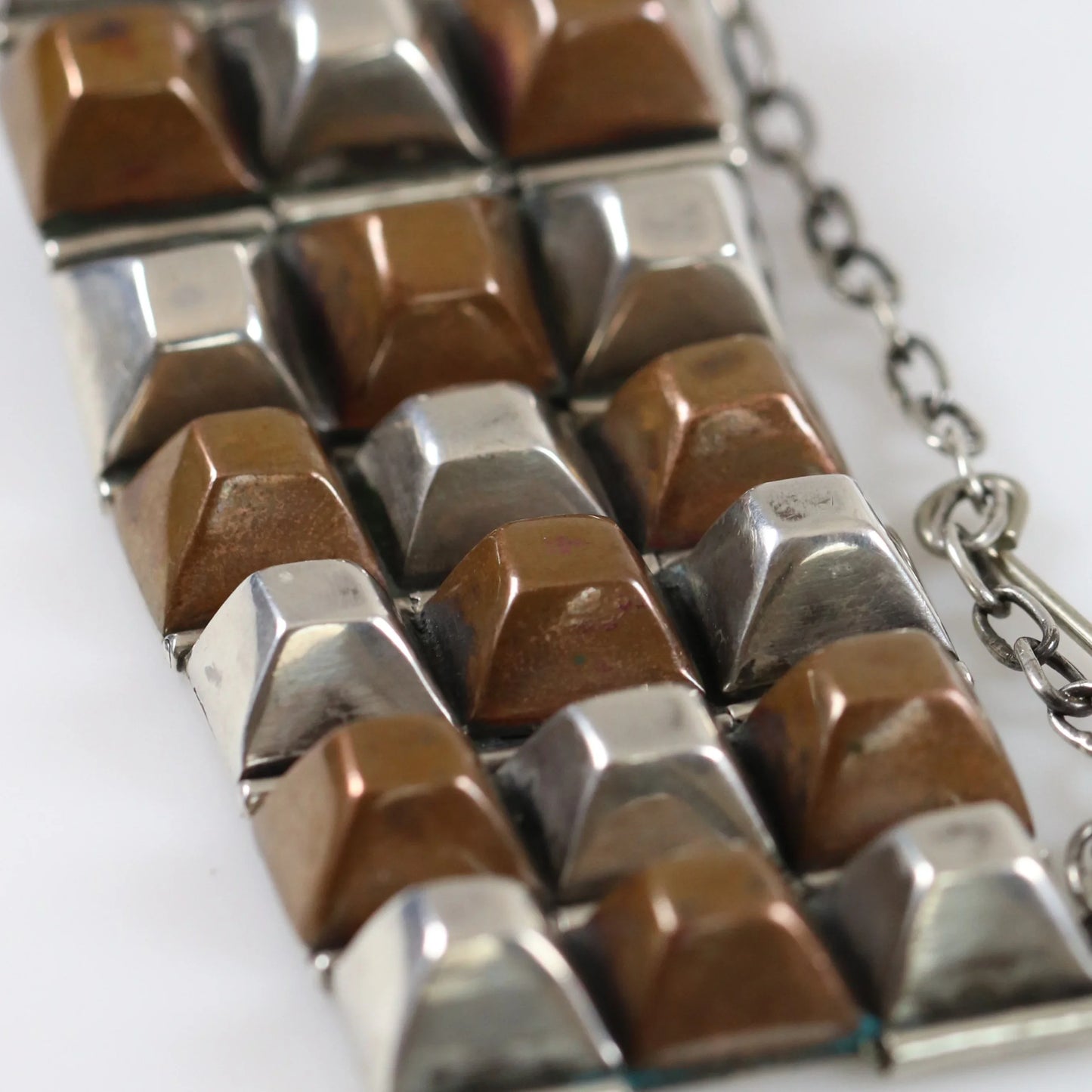 SOLD OUT: Vintage William Spratling Jewelry | Rare Copper and Silver Bracelet Mid-Century Taxco Mexico - Carmel Fine Silver Jewelry