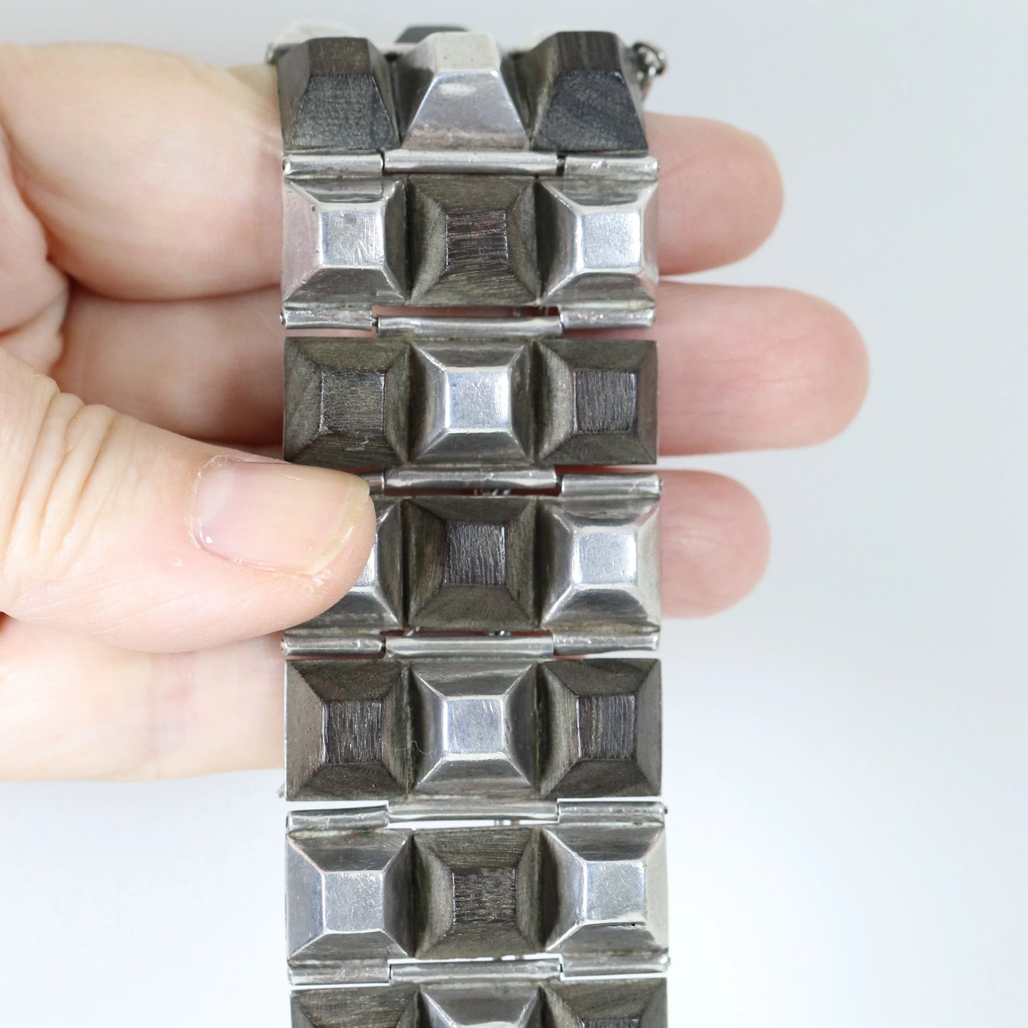 SOLD OUT: Vintage William Spratling Jewelry | Rare Ebony Bracelet in Sterling Silver Mid-Century Taxco Mexico - Carmel Fine Silver Jewelry