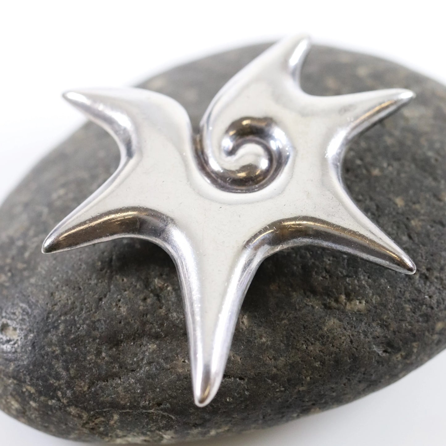 SOLD OUT: Vintage William Spratling Taxco Silver Mexican Jewelry | Mid-Century Conch Shell Brooch - Carmel Fine Silver Jewelry