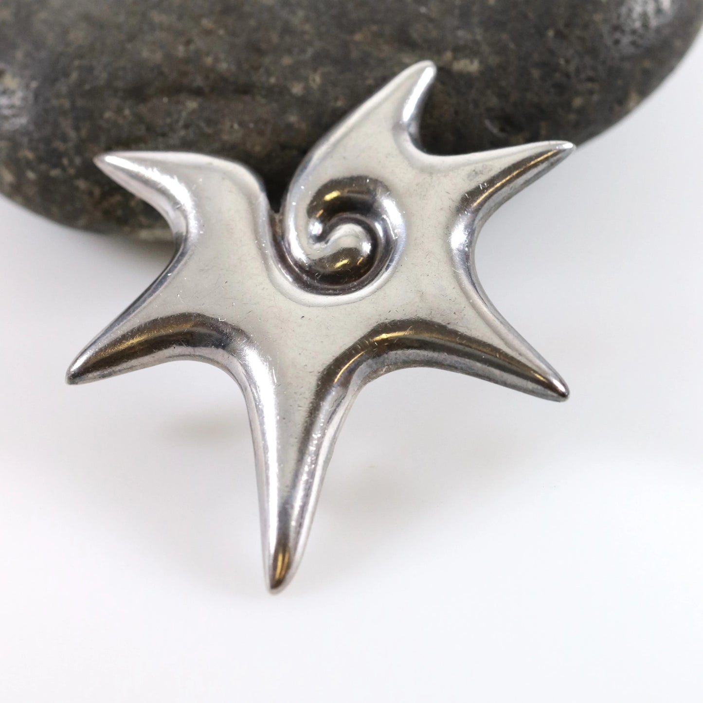 SOLD OUT: Vintage William Spratling Taxco Silver Mexican Jewelry | Mid-Century Conch Shell Brooch - Carmel Fine Silver Jewelry