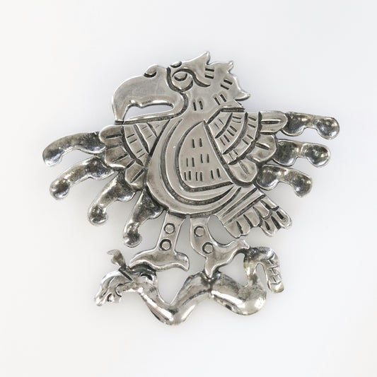 SOLD OUT: Vintage William Spratling Taxco Silver Mexican Jewelry | Mid Century Large Eagle Brooch - Carmel FSJ