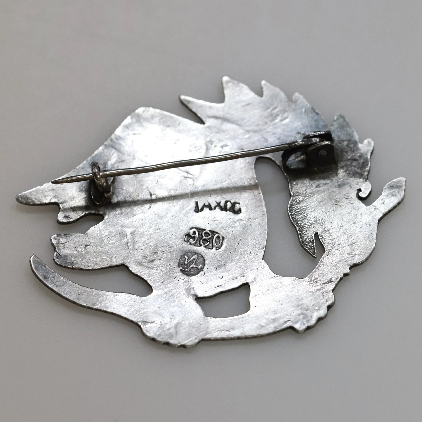 SOLD OUT: Vintage William Spratling Taxco Silver Mexican Jewelry | Mid-Century Modernish Eagle on Stem Brooch - Carmel Fine Silver Jewelry