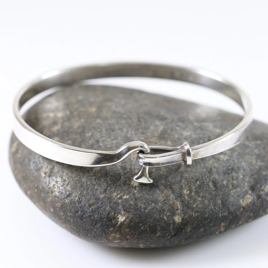 SOLD OUT: Vivianna Torun Hook Bracelet | Vintage Sterling Silver | Modernist Georg Jensen Denmark - Carmel FSJ