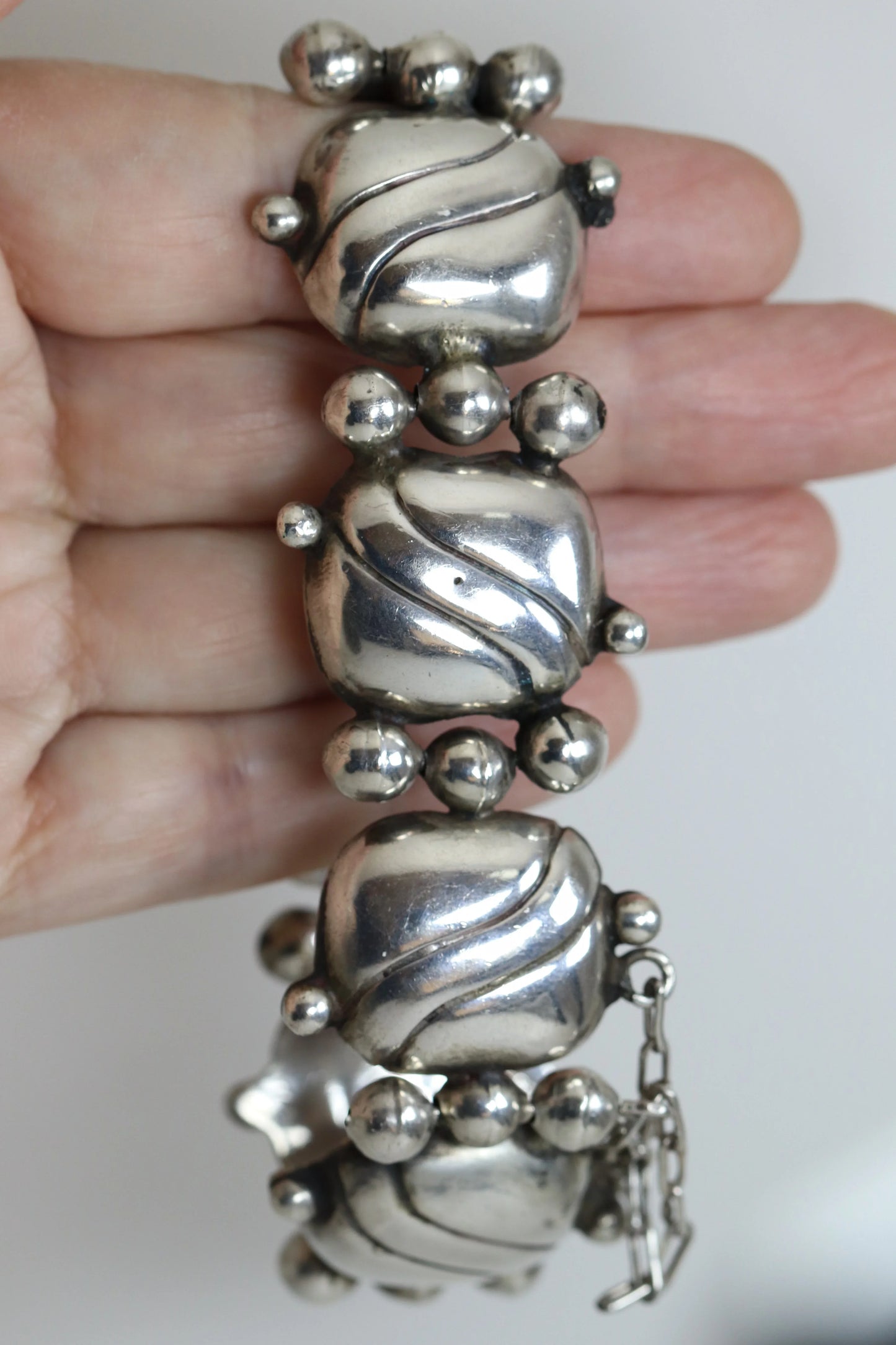 SOLD OUT: William Spratling Pillow Bracelet | Vintage Sterling Silver | First Design Period Taxco - Carmel Fine Silver Jewelry