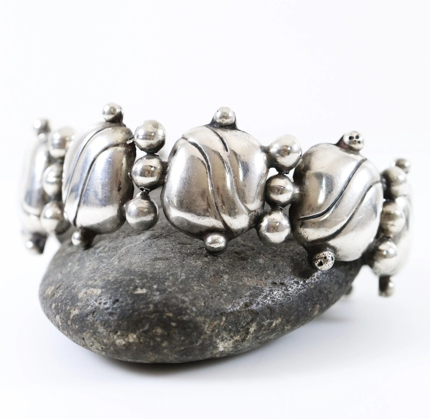 SOLD OUT: William Spratling Pillow Bracelet | Vintage Sterling Silver | First Design Period Taxco - Carmel Fine Silver Jewelry