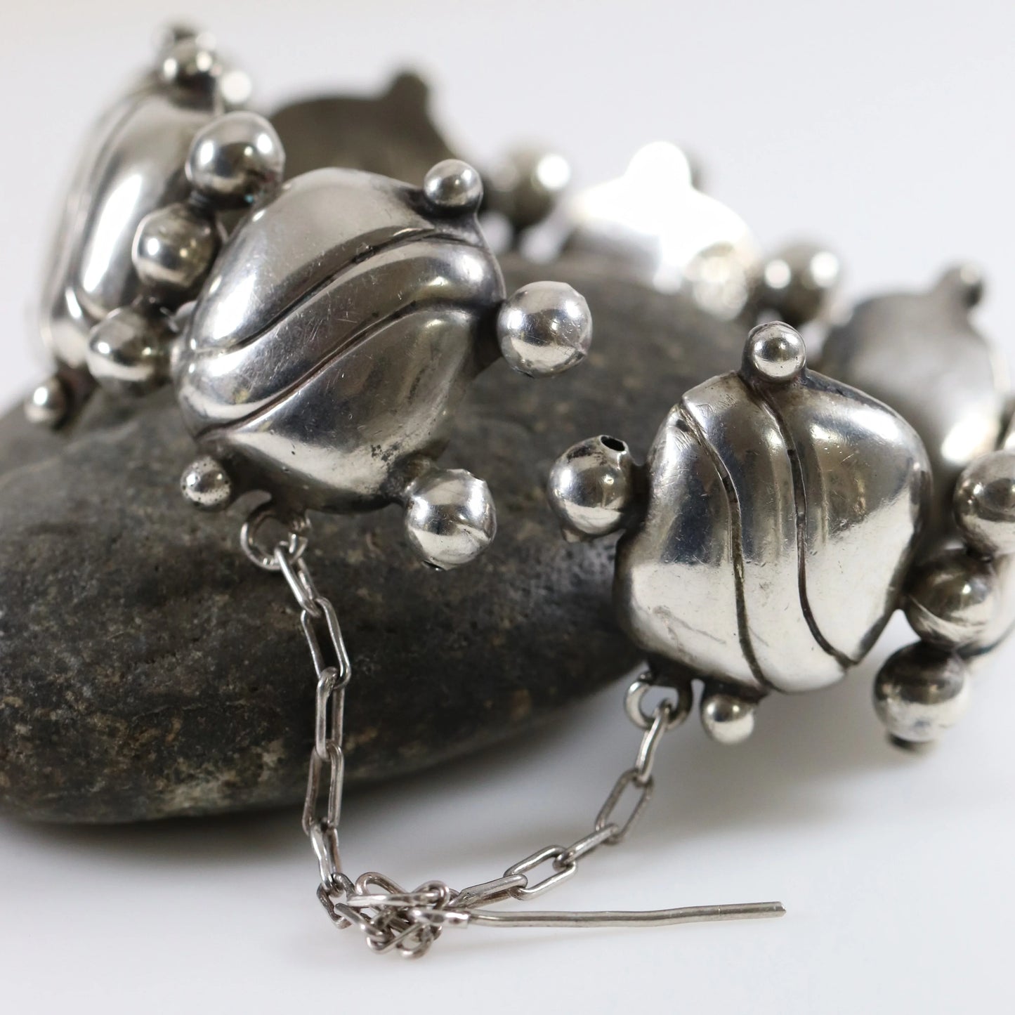 SOLD OUT: William Spratling Pillow Bracelet | Vintage Sterling Silver | First Design Period Taxco - Carmel Fine Silver Jewelry