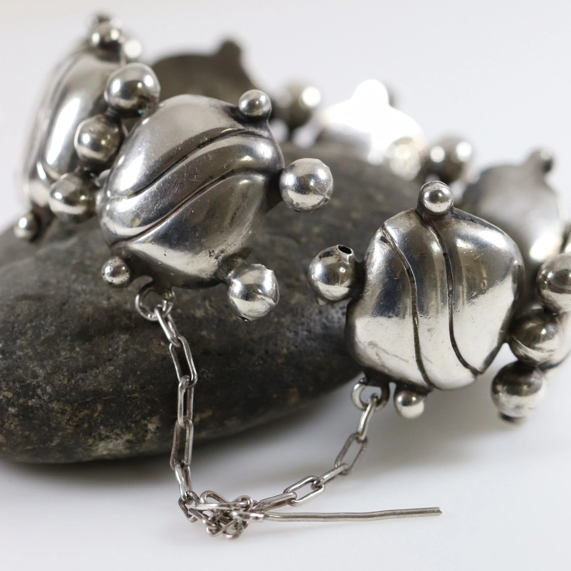 SOLD OUT: William Spratling Pillow Bracelet | Vintage Sterling Silver | First Design Period Taxco - Carmel Fine Silver Jewelry