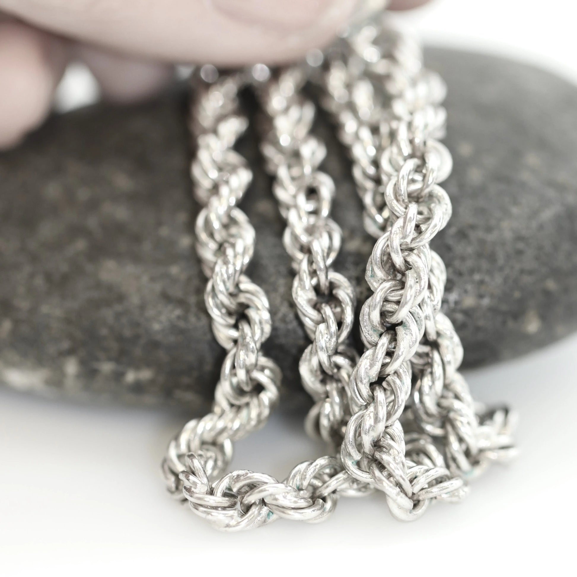 SOLD OUT: William Spratling Sun Pendant with Heavy Mexican Rope Chain Necklace - Carmel Fine Silver Jewelry