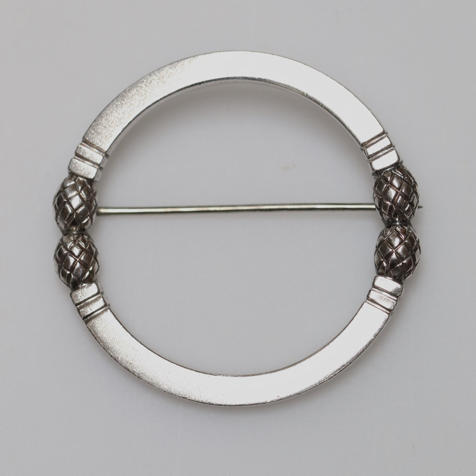 STOCK -- Georg Jensen Acorn Pineapple Brooch 253 | Vintage Sterling Silver | Mid-Century Pin Denmark - Carmel Fine Silver Jewelry