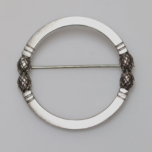 STOCK -- Georg Jensen Acorn Pineapple Brooch 253 | Vintage Sterling Silver | Mid-Century Pin Denmark - Carmel Fine Silver Jewelry