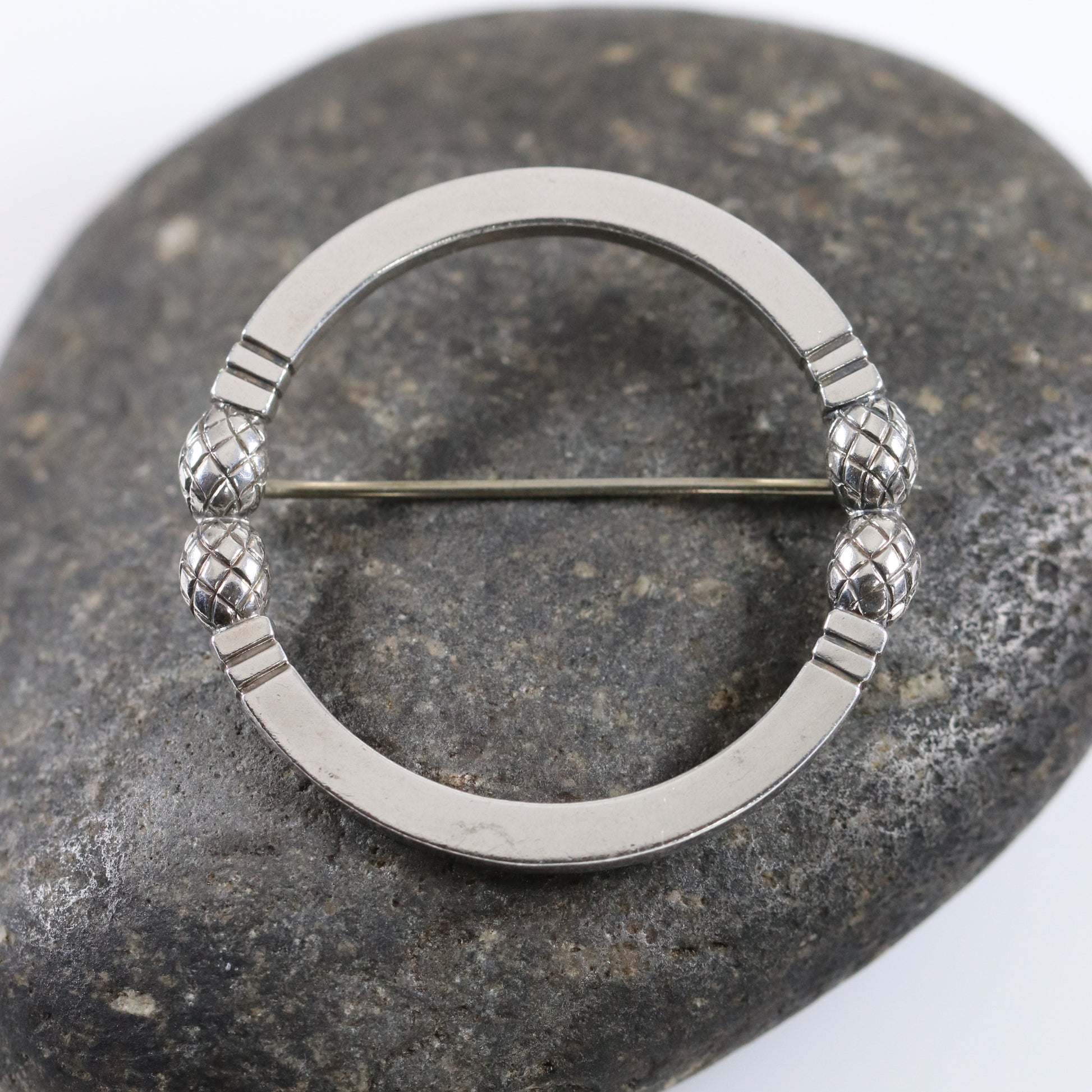 STOCK -- Georg Jensen Acorn Pineapple Brooch 253 | Vintage Sterling Silver | Mid-Century Pin Denmark - Carmel Fine Silver Jewelry