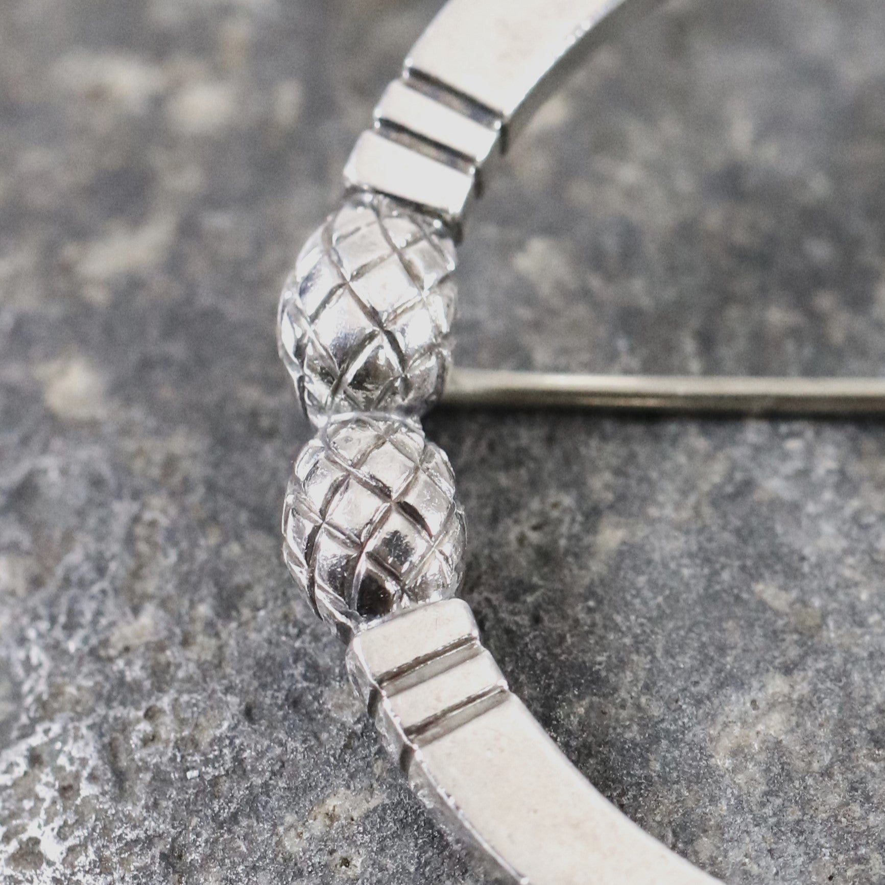 STOCK -- Georg Jensen Acorn Pineapple Brooch 253 | Vintage Sterling Silver | Mid-Century Pin Denmark - Carmel Fine Silver Jewelry