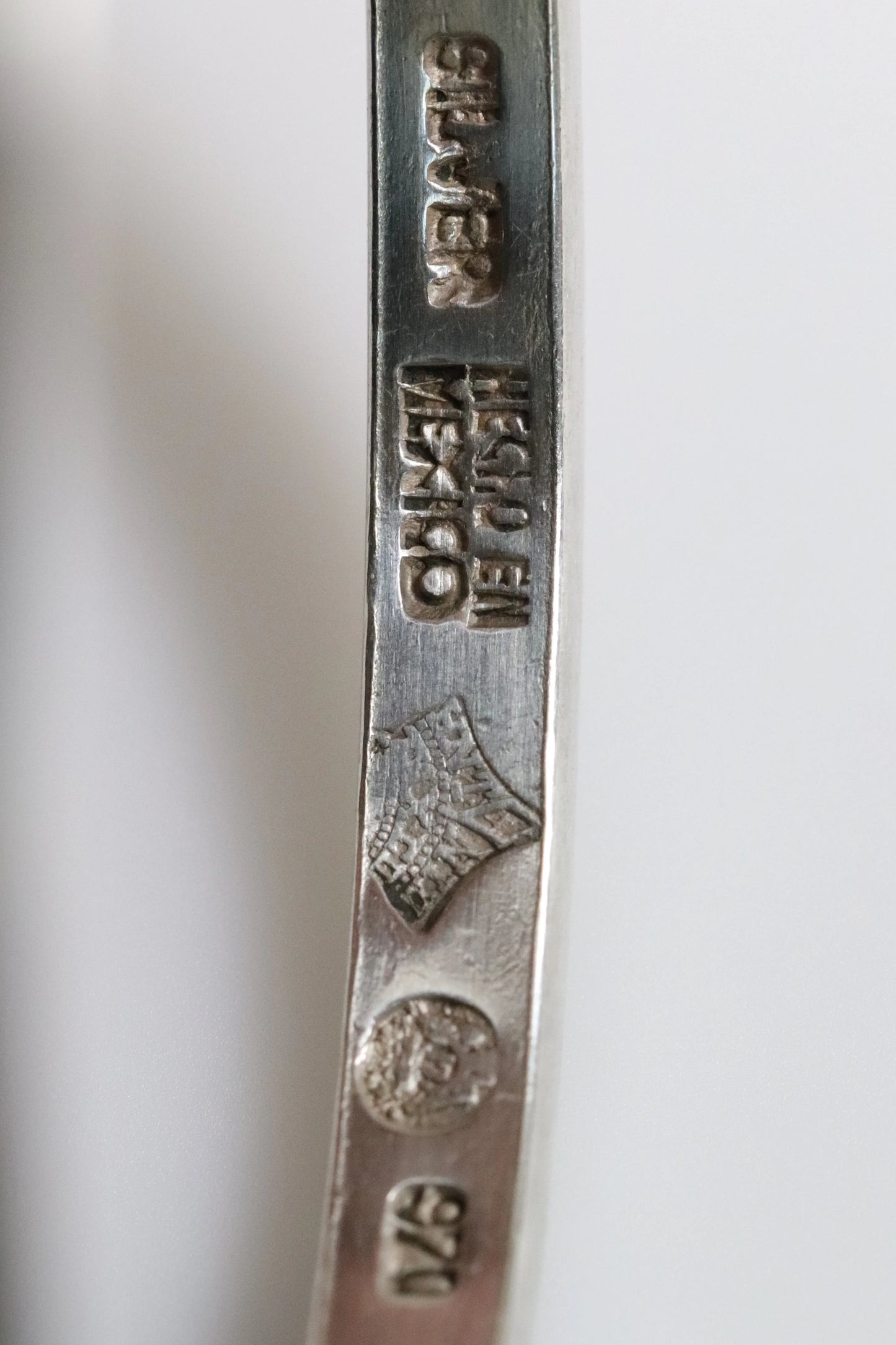 Vintage Antonio Pineda Jewelry | 970 Sterling Silver Bangle Bracelet Mexico - Carmel Fine Silver Jewelry