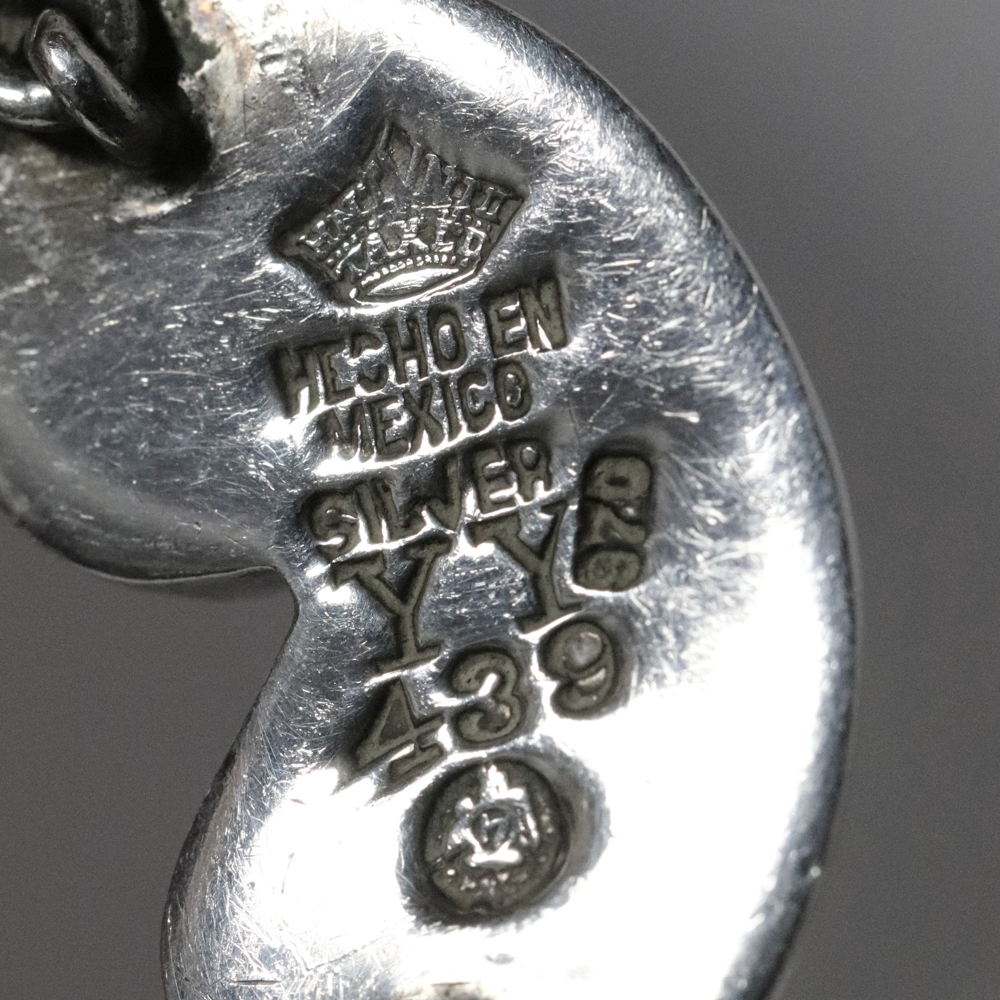 Vintage Antonio Pineda Jewelry | Chunky Modernist Onyx Necklace Taxco Mexico - Carmel Fine Silver Jewelry