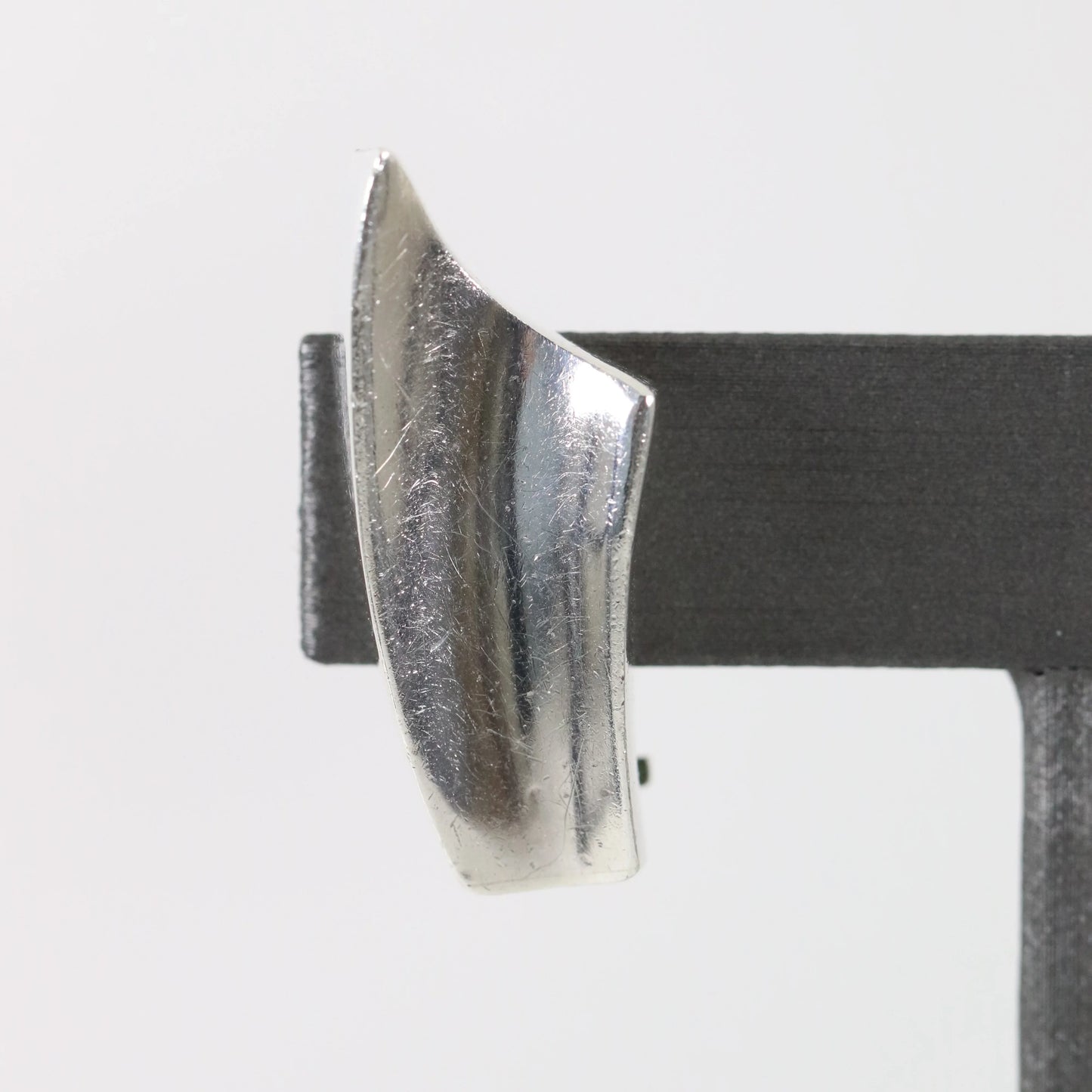 Vintage Antonio Pineda Jewelry | Mid-Century Modernist 970 Sterling Silver Earrings Mexico - Carmel Fine Silver Jewelry