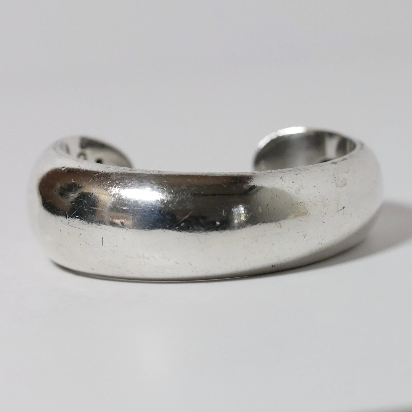 Vintage Antonio Pineda Jewelry | Modernist Asymmetrical Cuff Bracelet Taxco - Carmel Fine Silver Jewelry