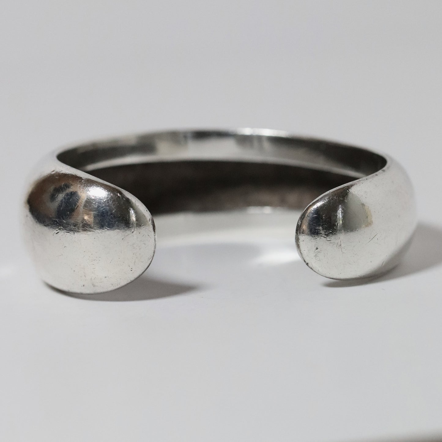 Vintage Antonio Pineda Jewelry | Modernist Asymmetrical Cuff Bracelet Taxco - Carmel Fine Silver Jewelry