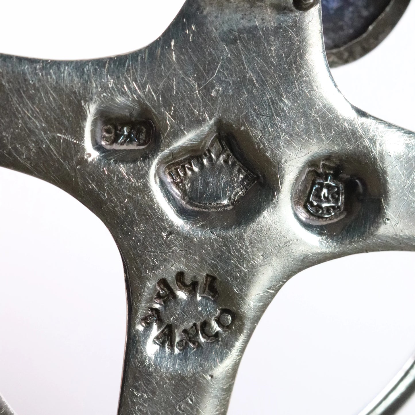 Vintage Antonio Pineda Jewelry | Nova Star Cross Pendant Taxco Mexico - Carmel Fine Silver Jewelry