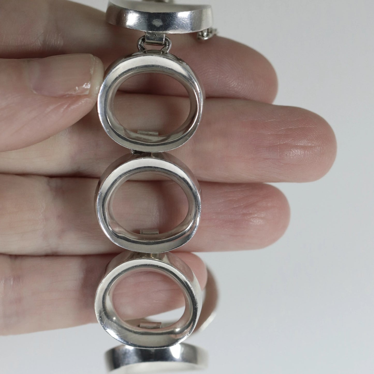 Vintage Antonio Pineda Taxco Silver Mexican Jewelry | Mid-Century Modernist 970 Silver Bracelet - Carmel Fine Silver Jewelry