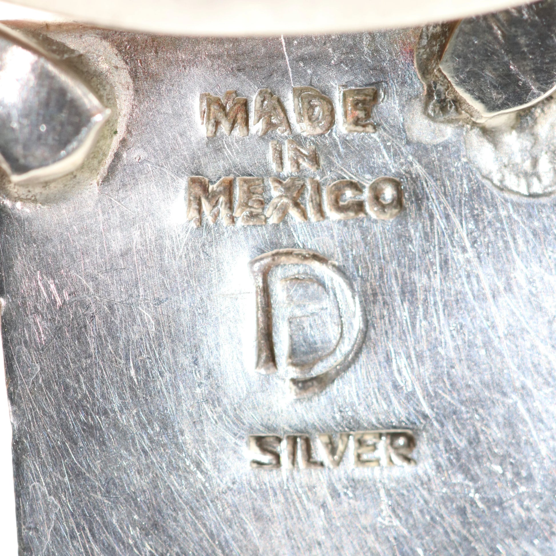 Vintage Fred Davis Jewelry | Guitar Player Brooch in Sterling Silver c.1930 Mexico - Carmel Fine Silver Jewelry