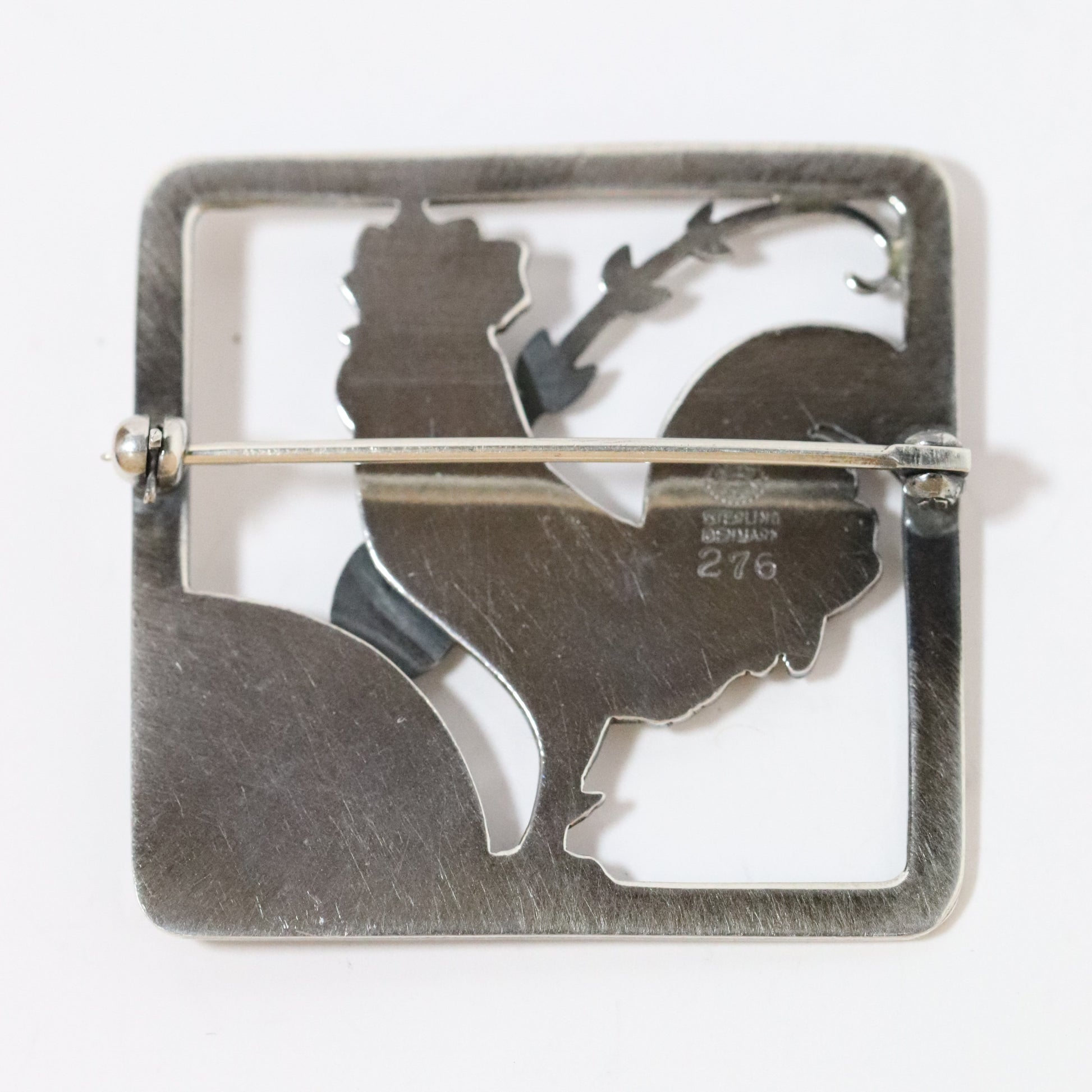 Vintage Georg Jensen Jewelry | Arno Malinowski Rooster Brooch 276 Denmark - Carmel FSJ