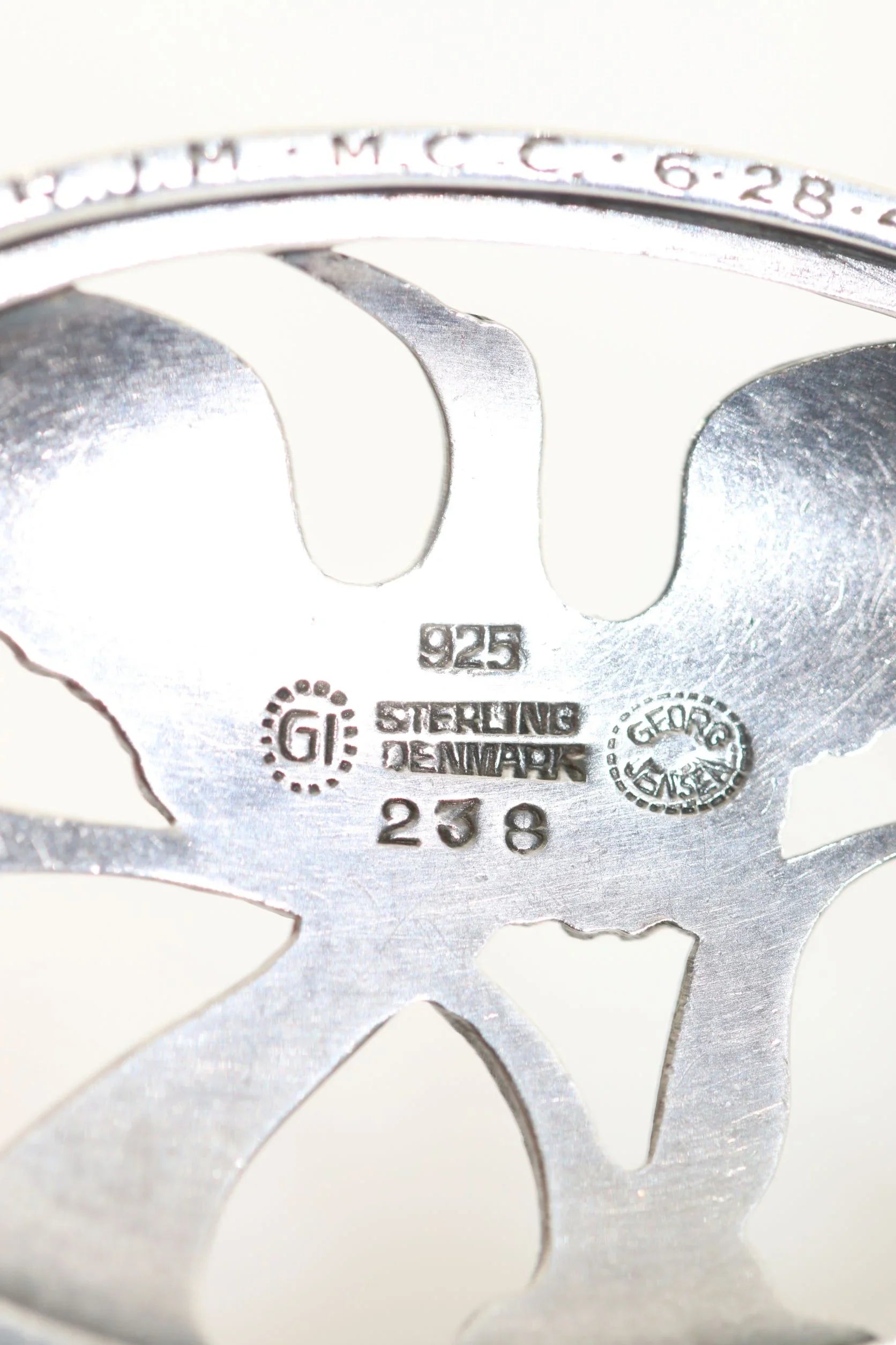 Vintage Georg Jensen Jewelry | Bird of Paradise Brooch 238 - Carmel Fine Silver Jewelry