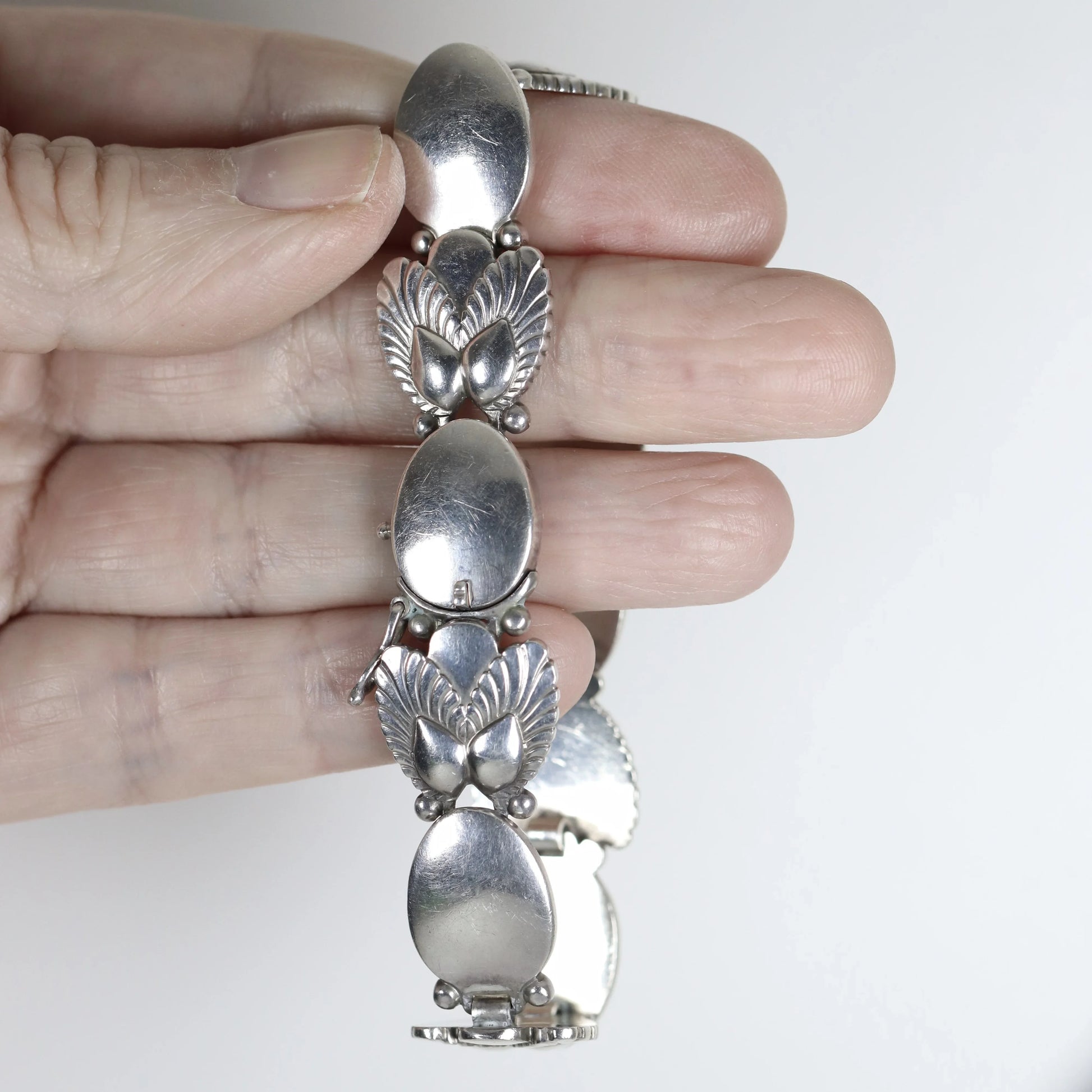 Vintage Georg Jensen Jewelry | Bittersweet Bracelet 94B - Carmel Fine Silver Jewelry