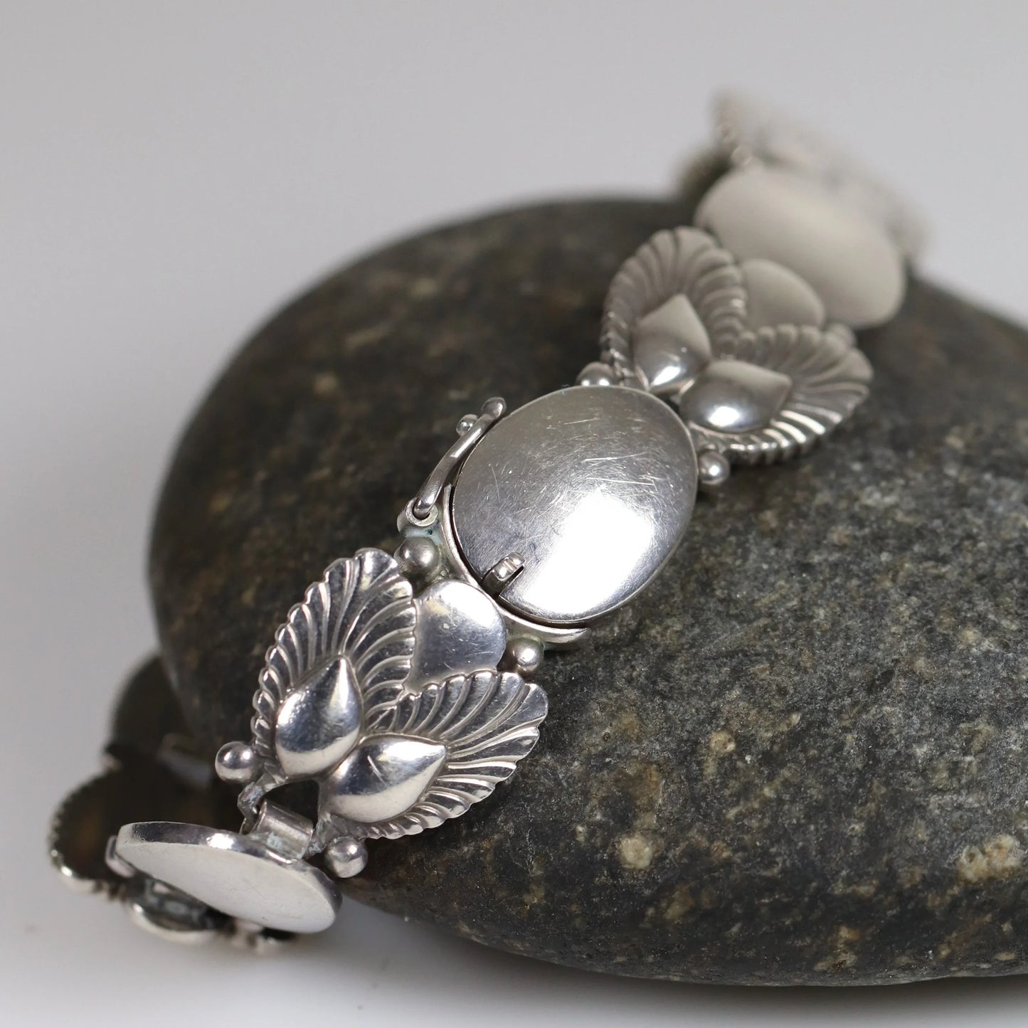 Vintage Georg Jensen Jewelry | Bittersweet Bracelet 94B - Carmel Fine Silver Jewelry