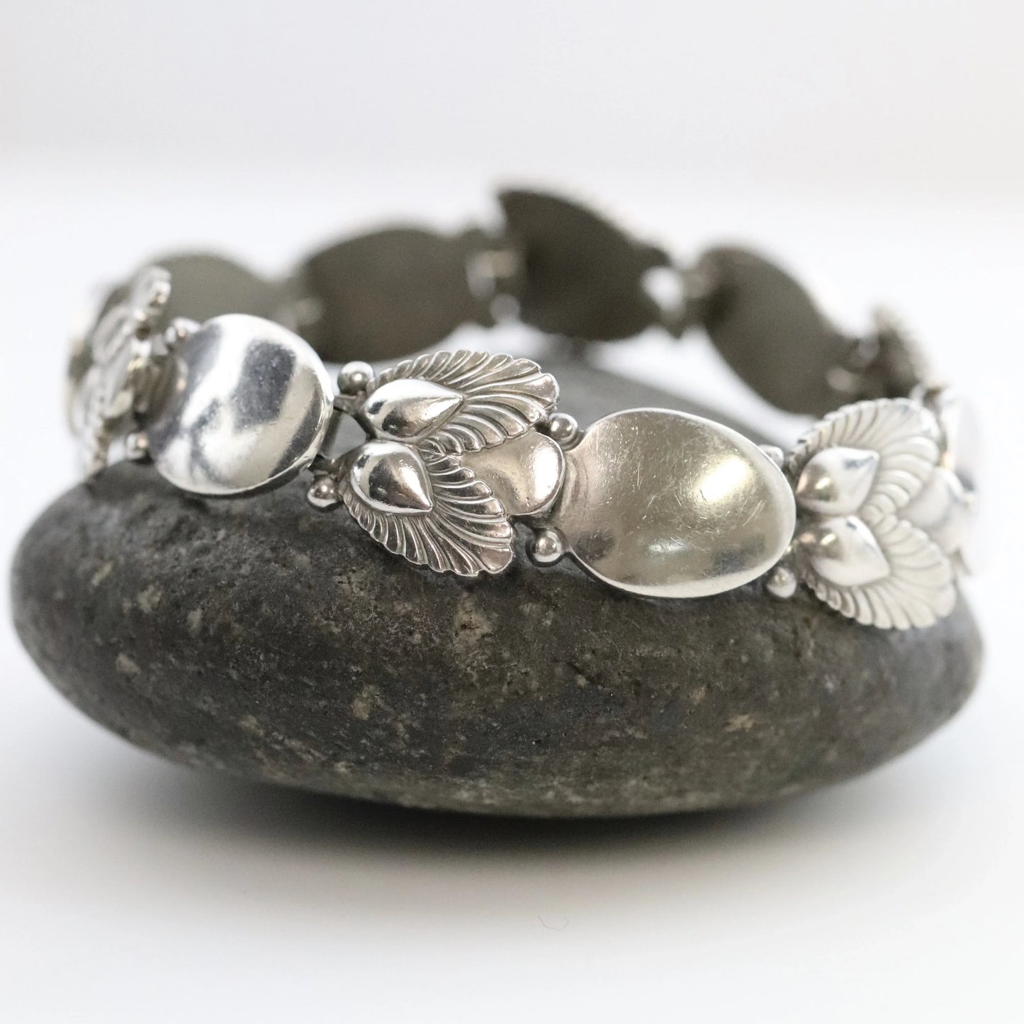 Vintage Georg Jensen Jewelry | Bittersweet Bracelet 94B - Carmel Fine Silver Jewelry