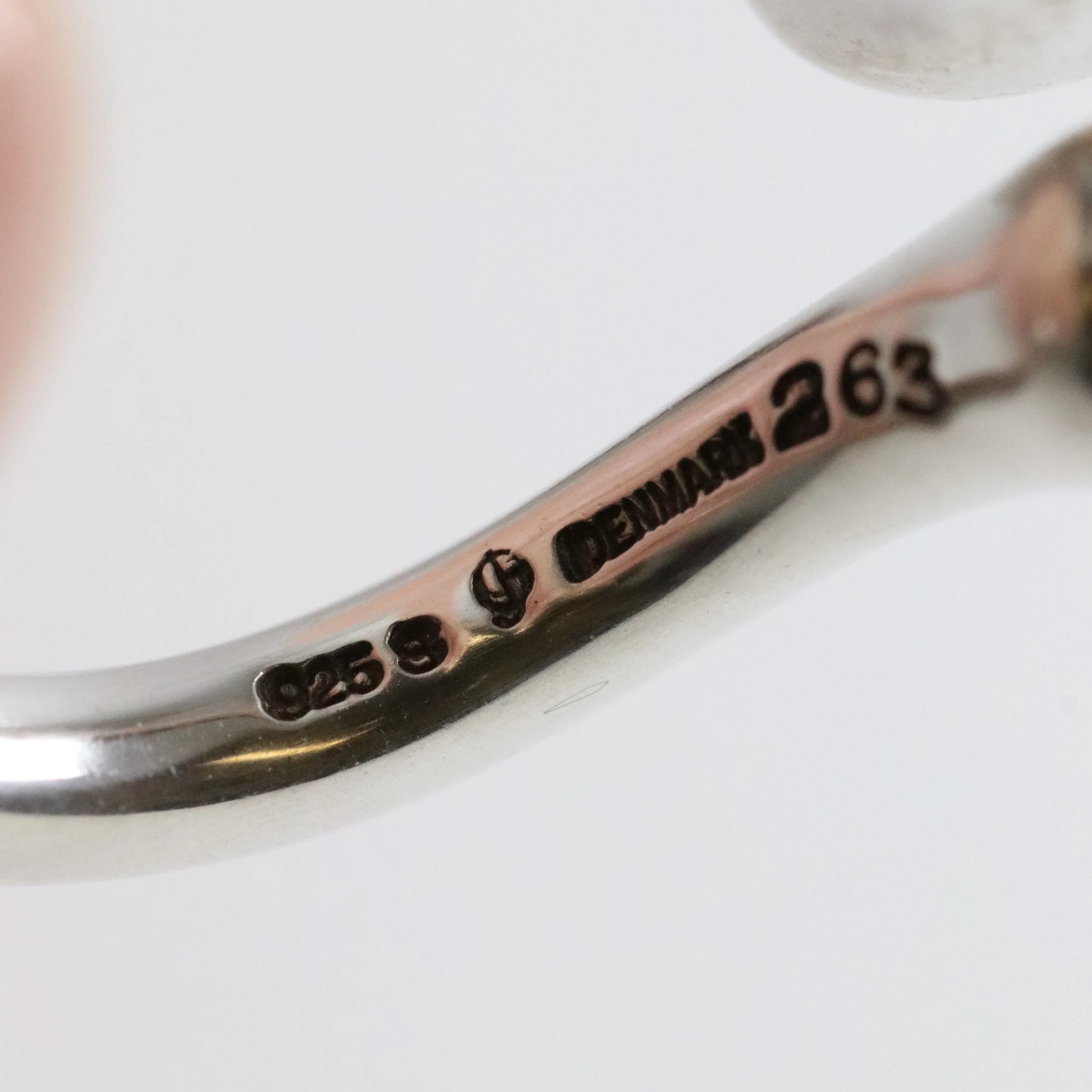 Vintage Georg Jensen Jewelry | Carnival Ring with Garnet and Quartz 263 (US Size 7 3/4) - Carmel Fine Silver Jewelry