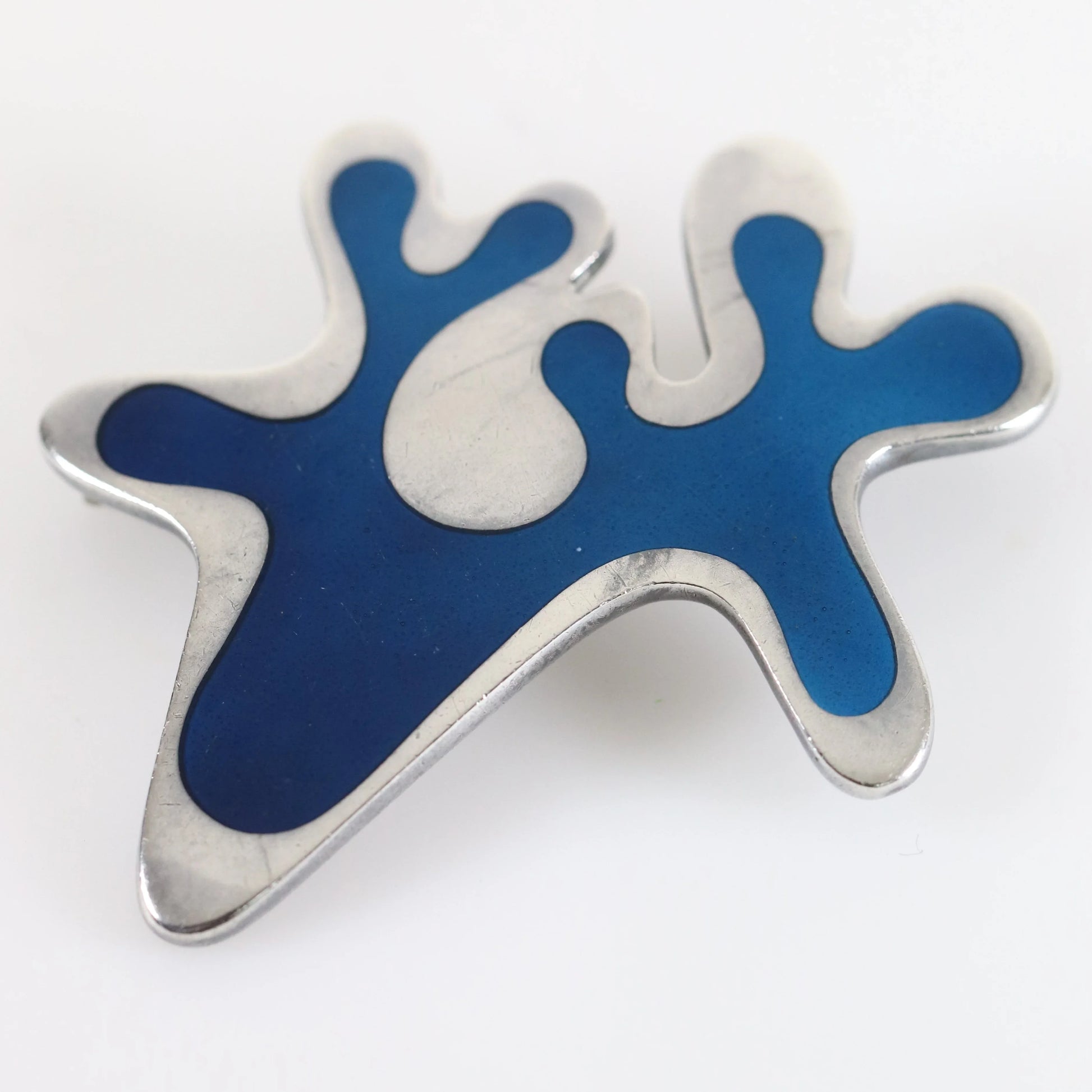 Vintage Georg Jensen Jewelry | Henning Koppel Amoeba Brooch 370 Denmark - Carmel Fine Silver Jewelry