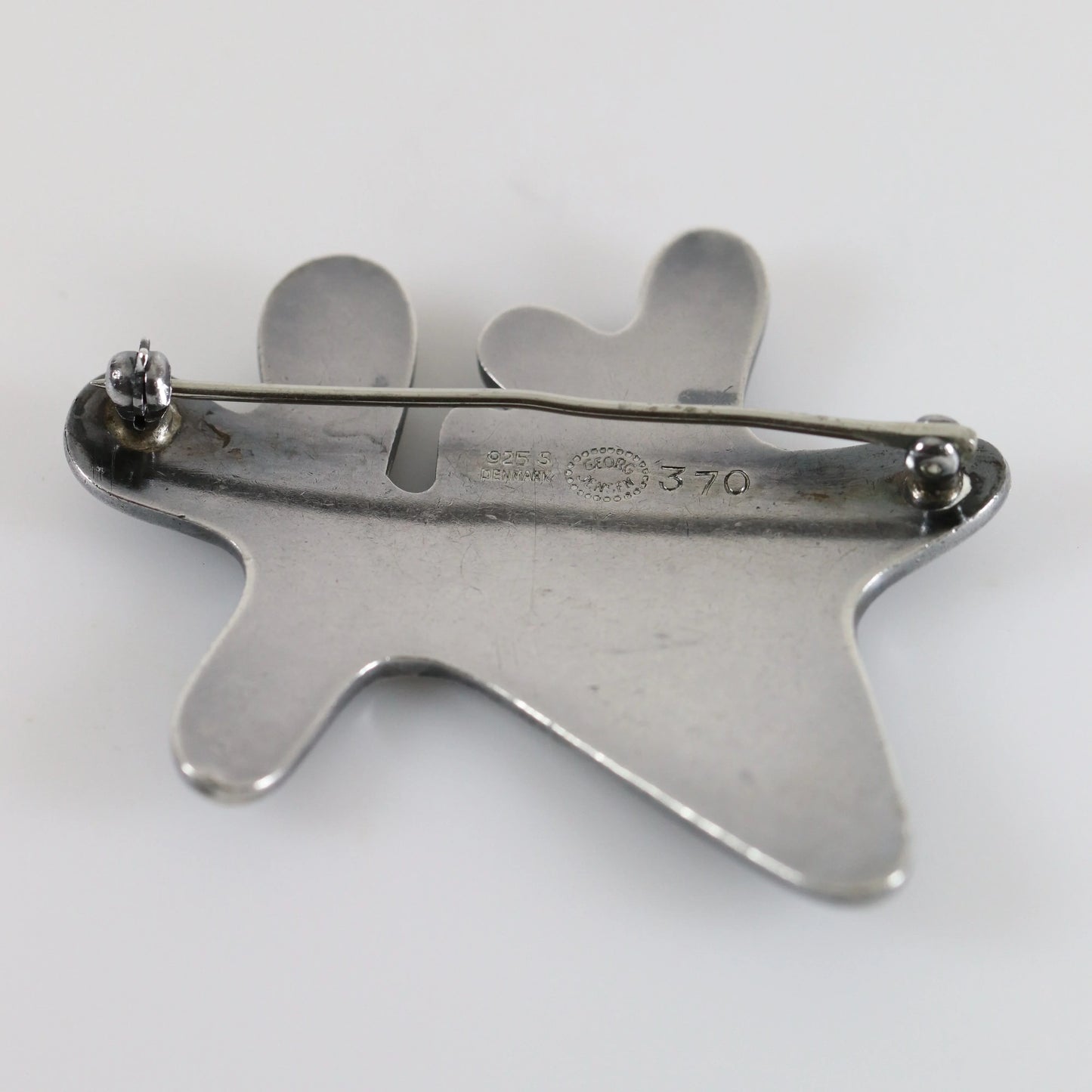 Vintage Georg Jensen Jewelry | Henning Koppel Amoeba Brooch 370 Denmark - Carmel Fine Silver Jewelry