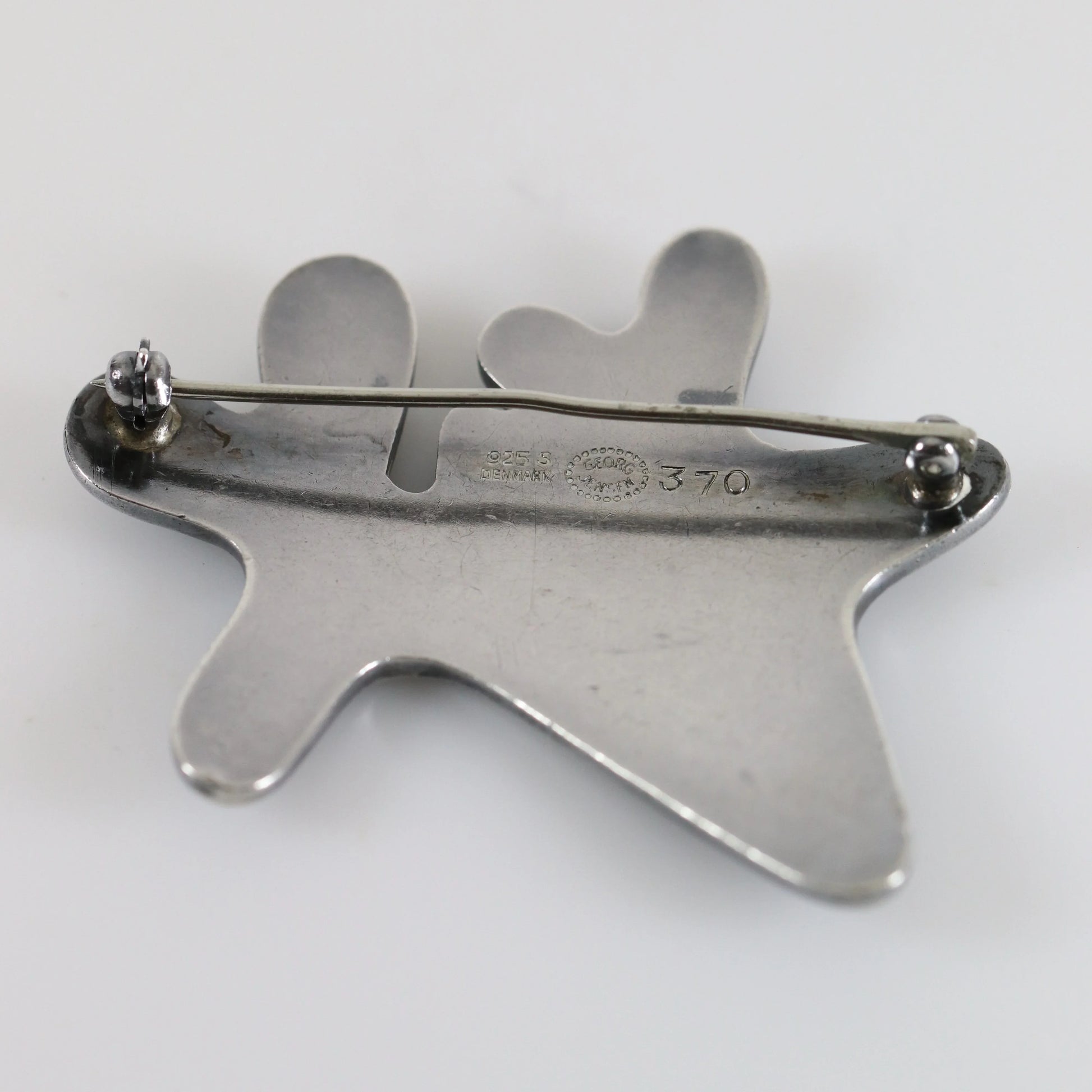 Vintage Georg Jensen Jewelry | Henning Koppel Amoeba Brooch 370 Denmark - Carmel Fine Silver Jewelry