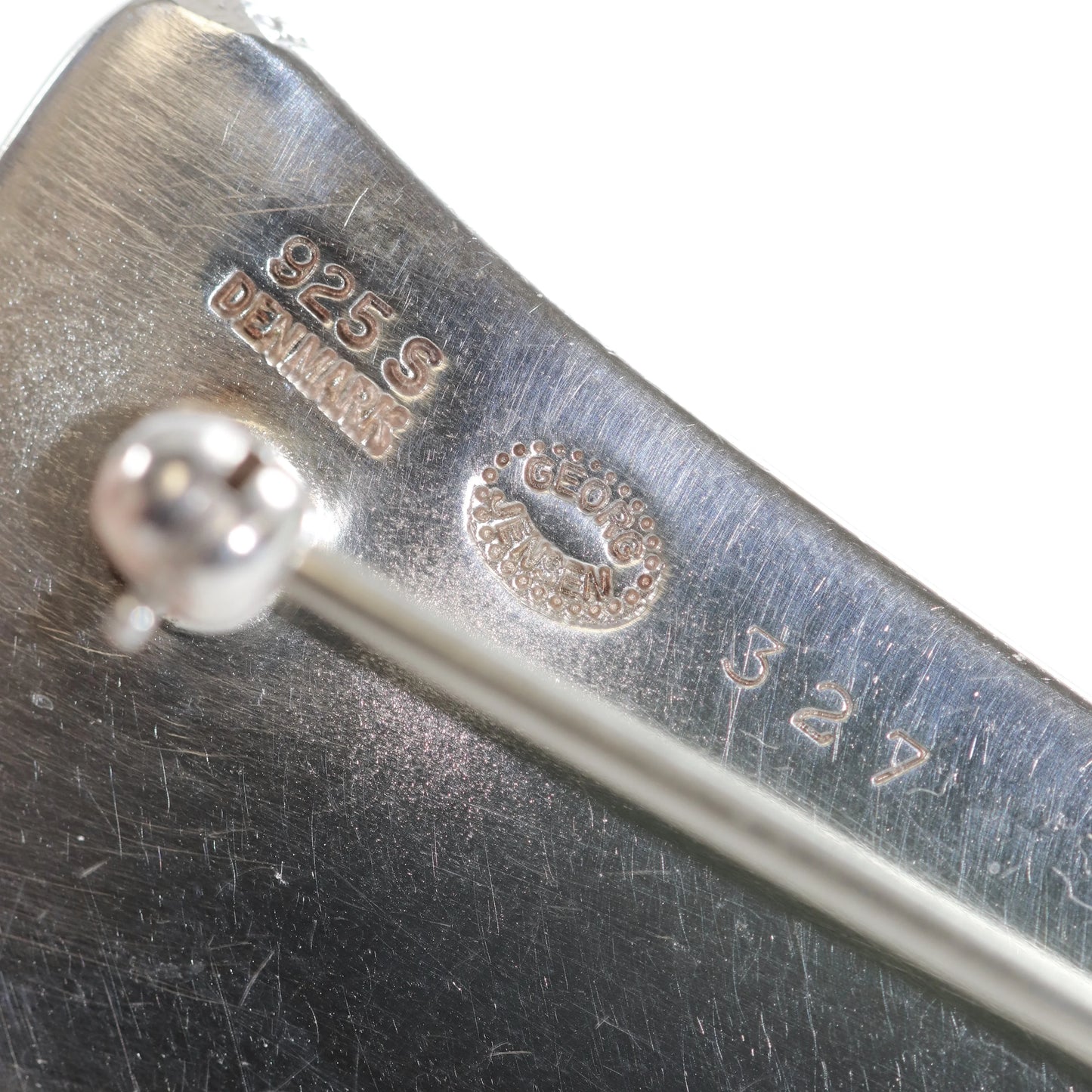 Vintage Georg Jensen Jewelry | Henning Koppel Design Abstract Brooch 327 - Carmel Fine Silver Jewelry