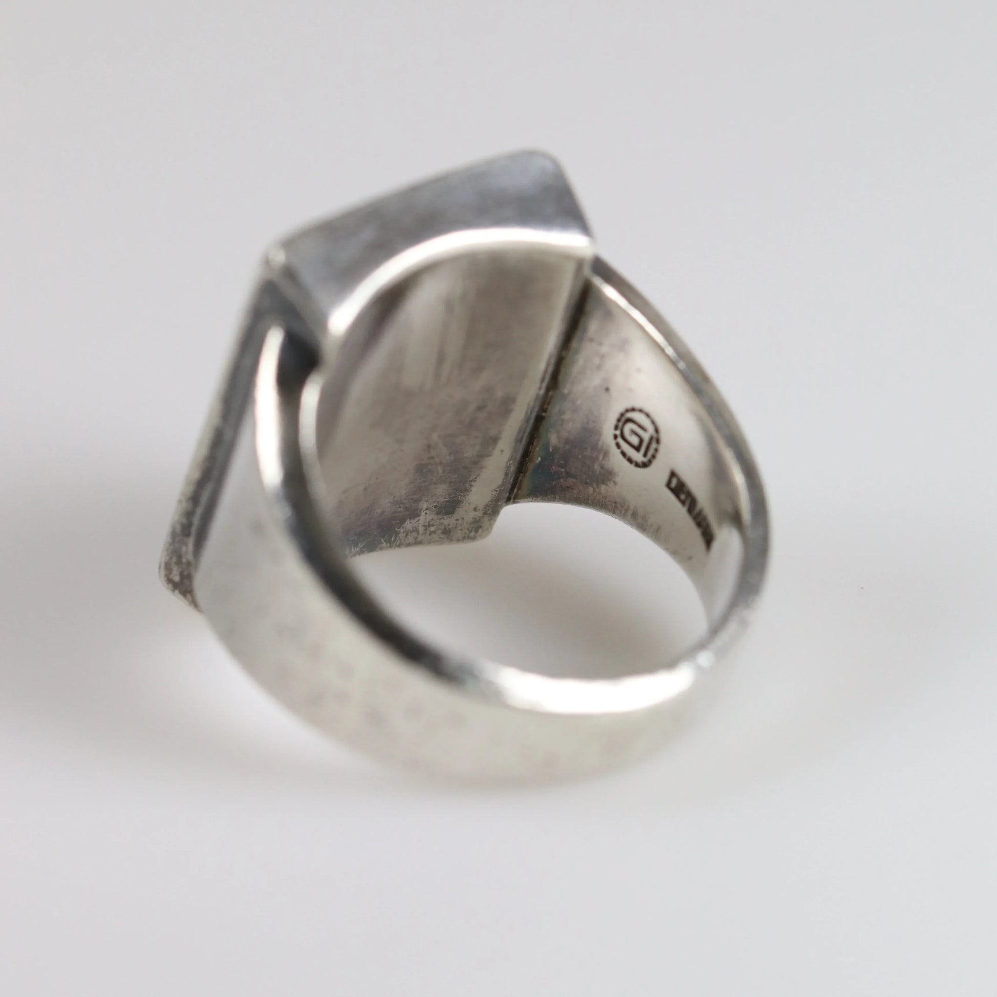 Vintage Georg Jensen Jewelry | Henry Pilstrup Lotus Flower Ring 82A Denmark (US Size 4 3/4) - Carmel Fine Silver Jewelry