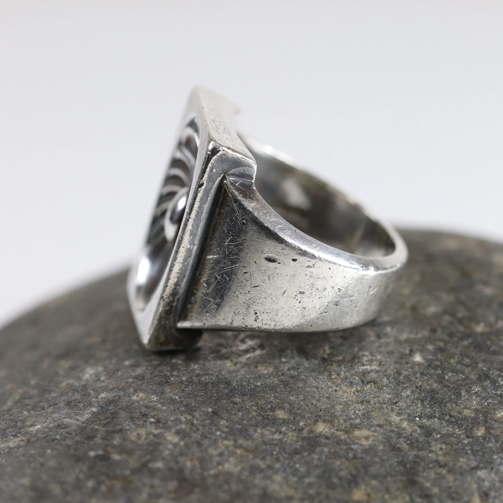 Vintage Georg Jensen Jewelry Henry Pilstrup Lotus Flower Ring