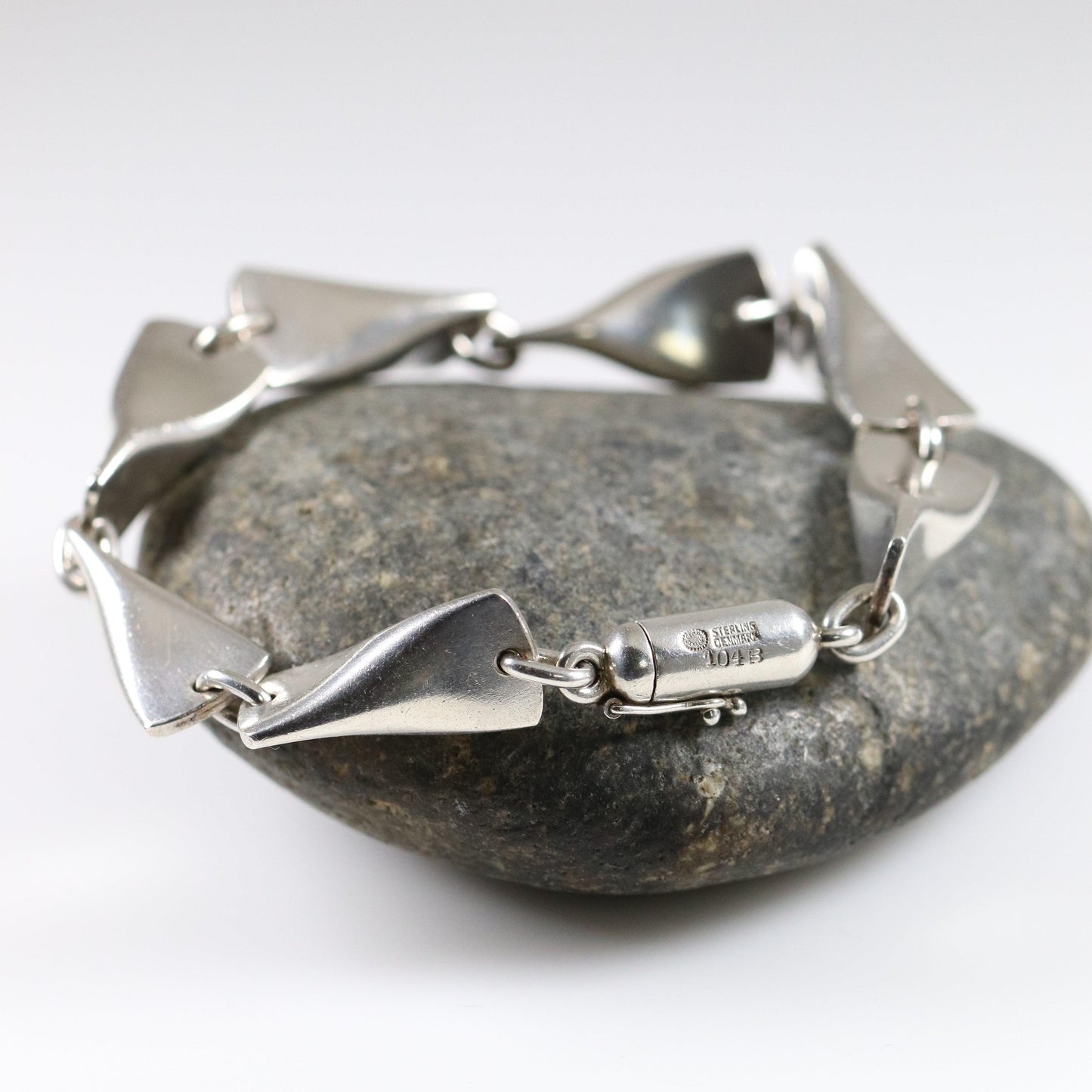 Vintage Georg Jensen Jewelry | Kindt-Larson Butterfly Bracelet 104B - Carmel Fine Silver Jewelry