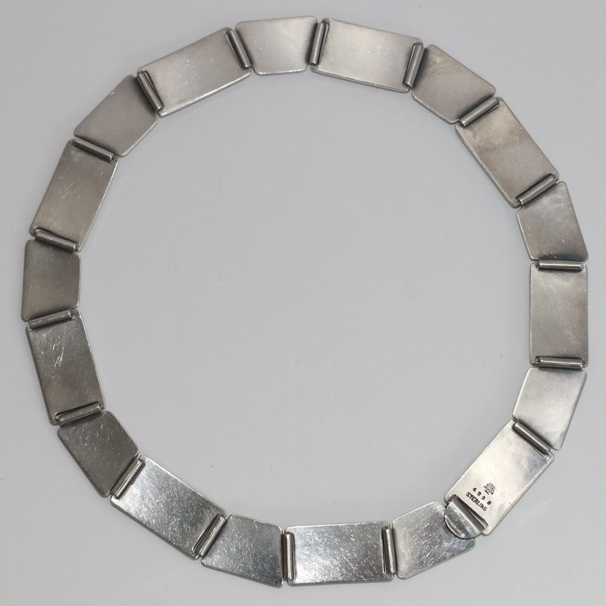 Vintage Georg Jensen Jewelry | La Paglia Pinecone Motif Necklace USA