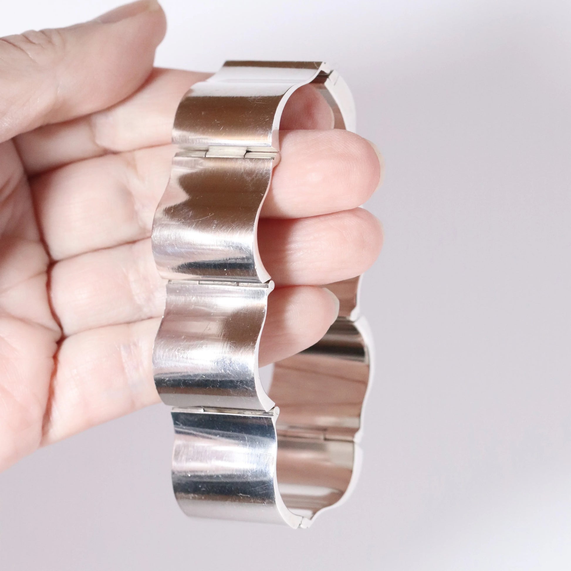 Vintage Georg Jensen Jewelry | Nanna Ditzel Design Sterling Silver Bracelet 432 Denmark - Carmel Fine Silver Jewelry