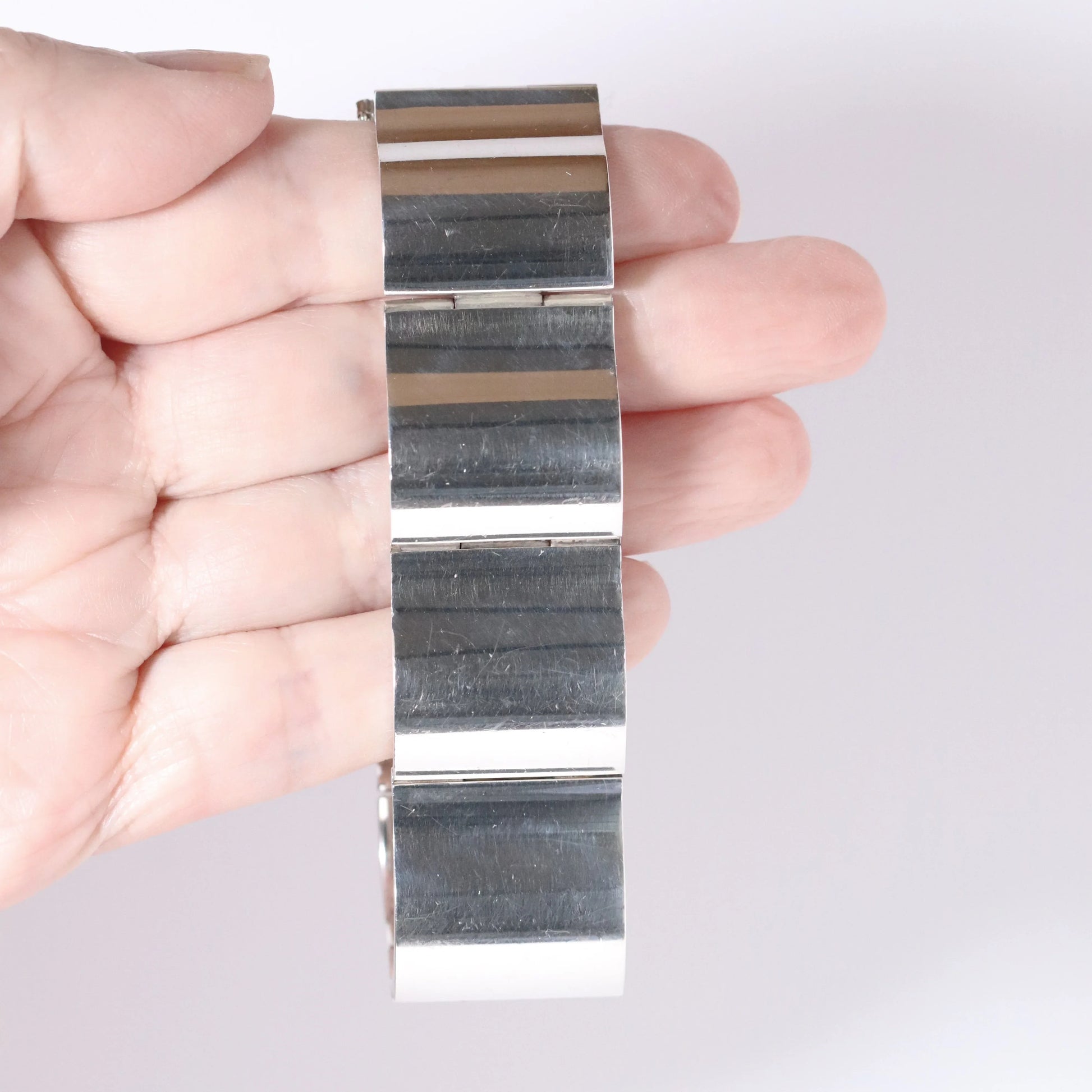 Vintage Georg Jensen Jewelry | Nanna Ditzel Design Sterling Silver Bracelet 432 Denmark - Carmel Fine Silver Jewelry