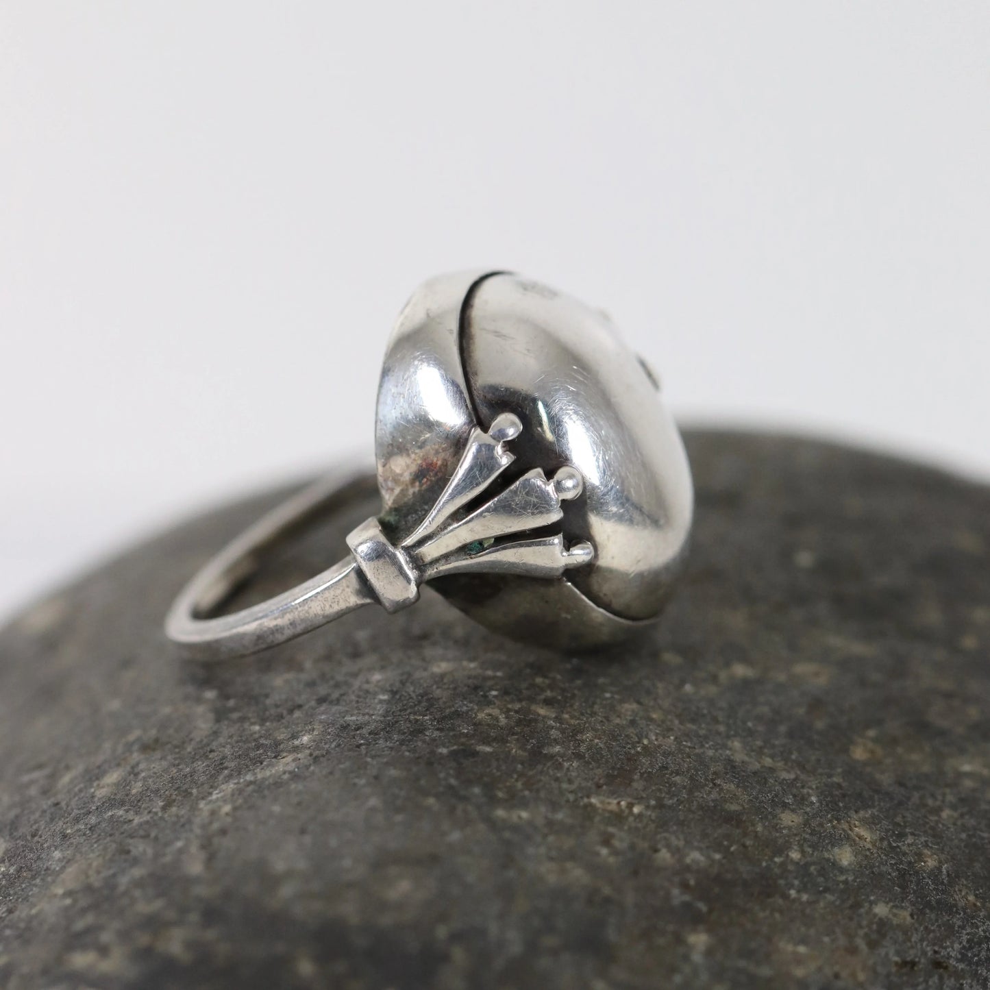 Vintage Georg Jensen Jewelry | Oscar Gundlach-Pedersen Cabochon Ring 51 Denmark - Carmel Fine Silver Jewelry