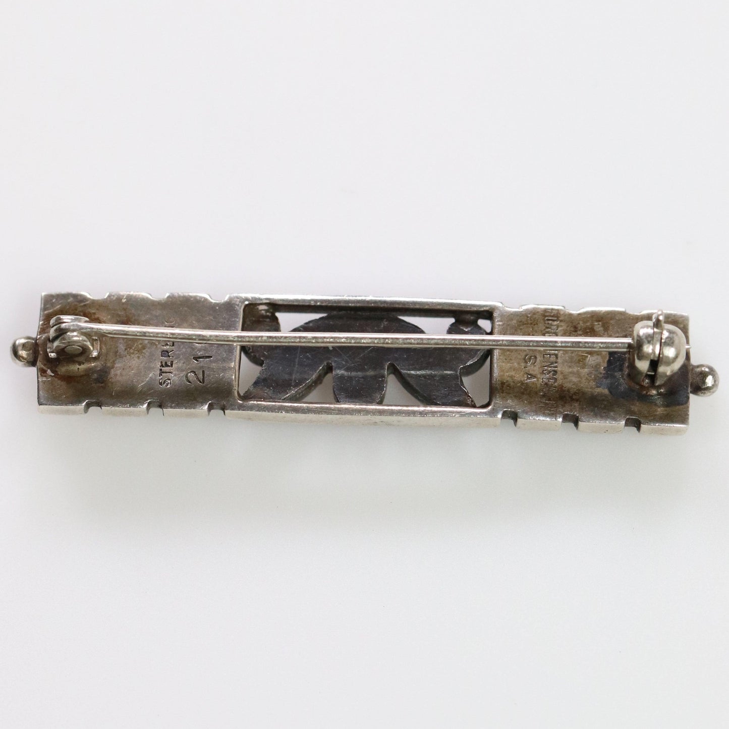 Vintage Georg Jensen Jewelry | Pineapple Acorn Brooch USA - Carmel FSJ